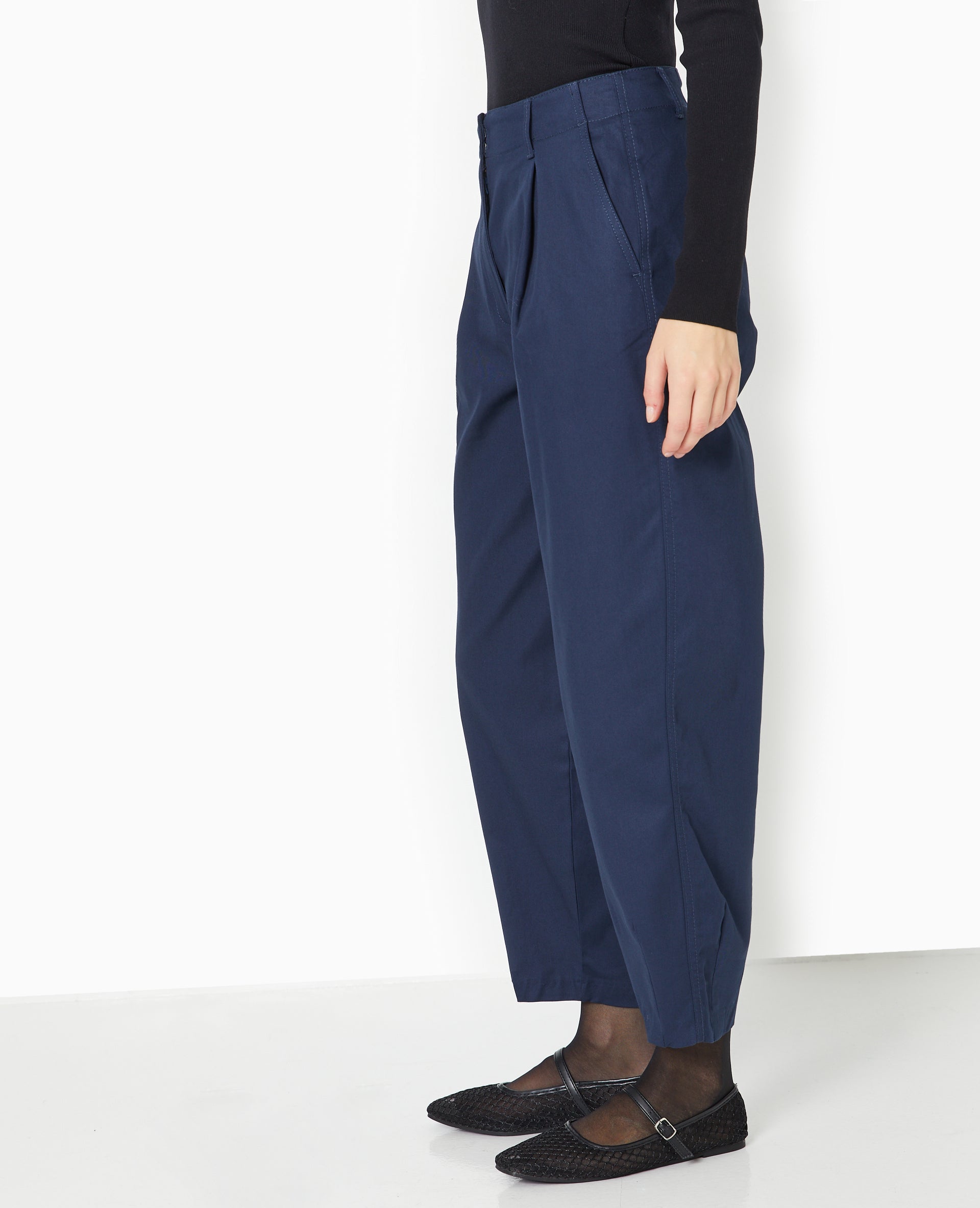 Pantalon balloon en toile