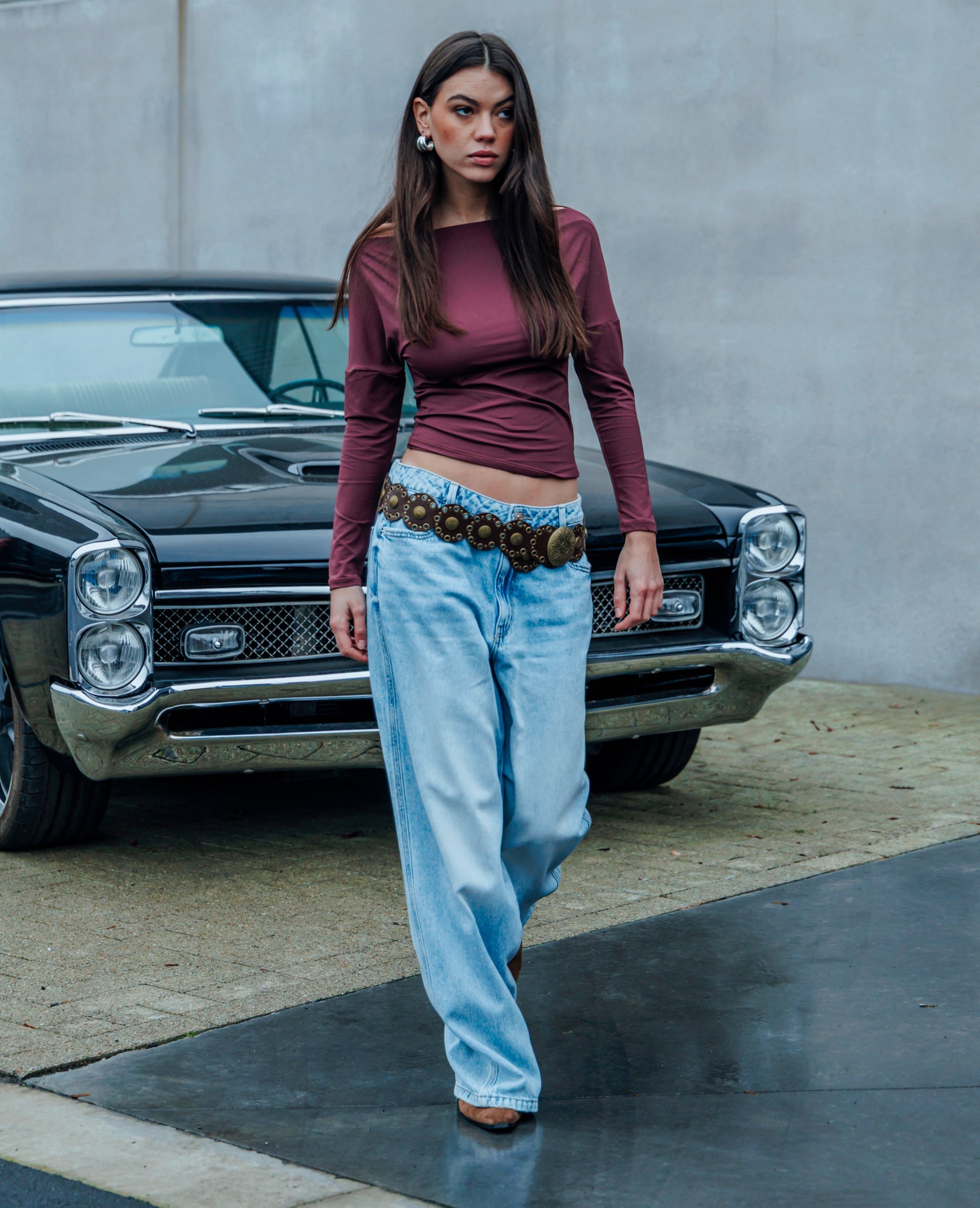 J99-3 / Jean baggy taille basse