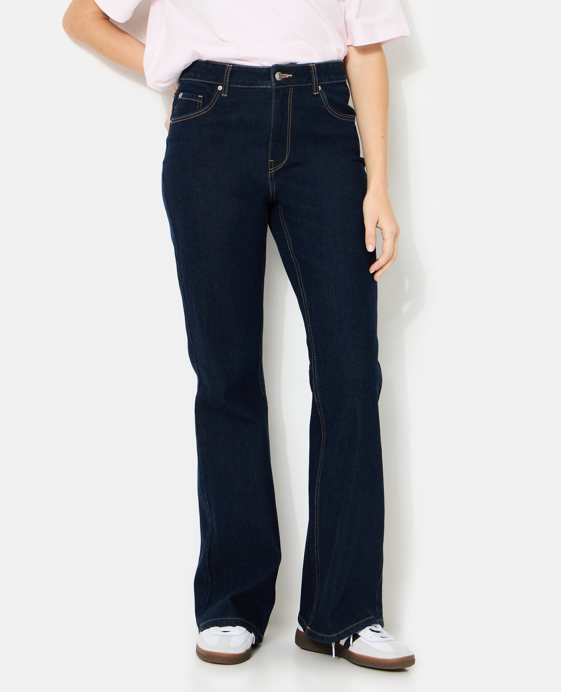 J74-1 / Jean flare taille haute