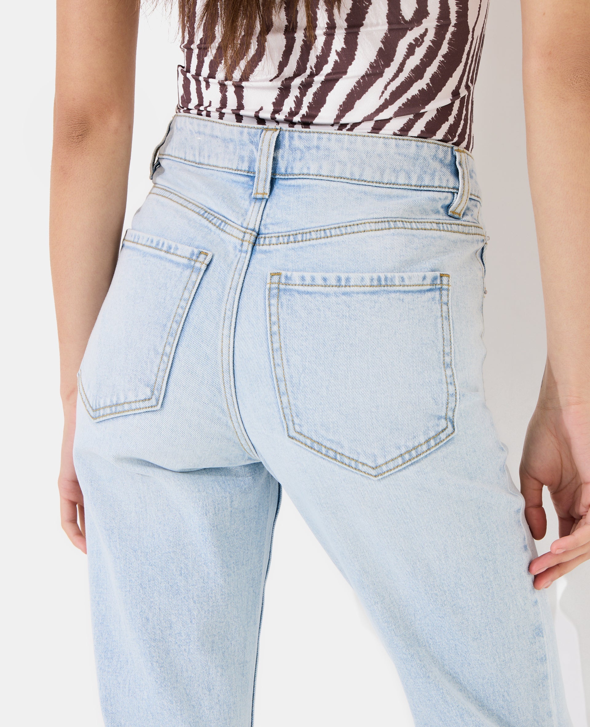 J74-1 / Jean flare taille haute