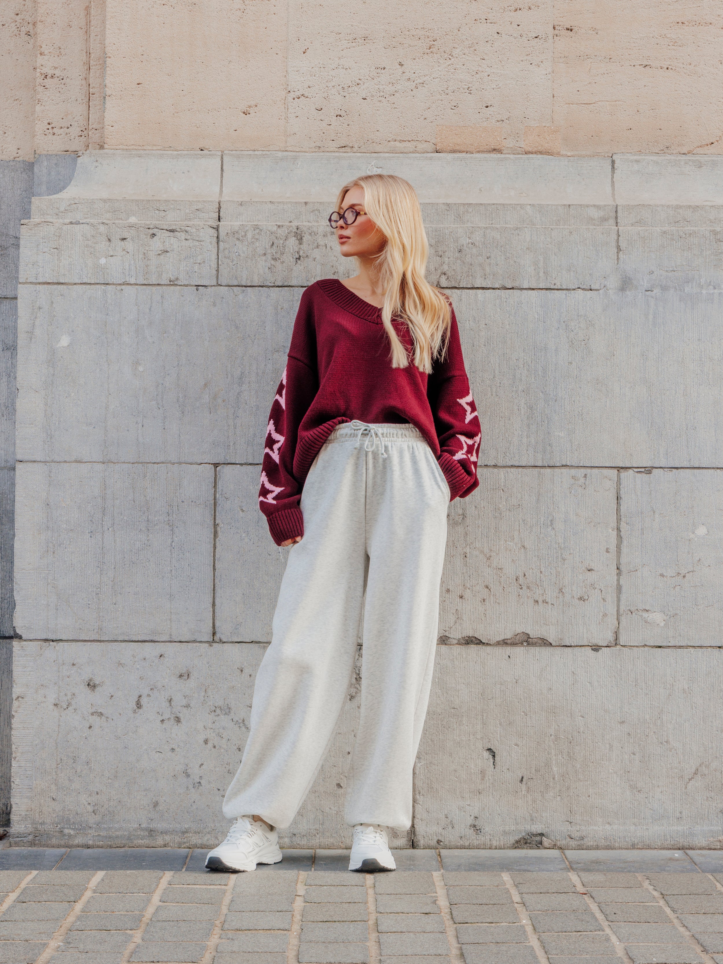 Pantalon de jogging large en molleton