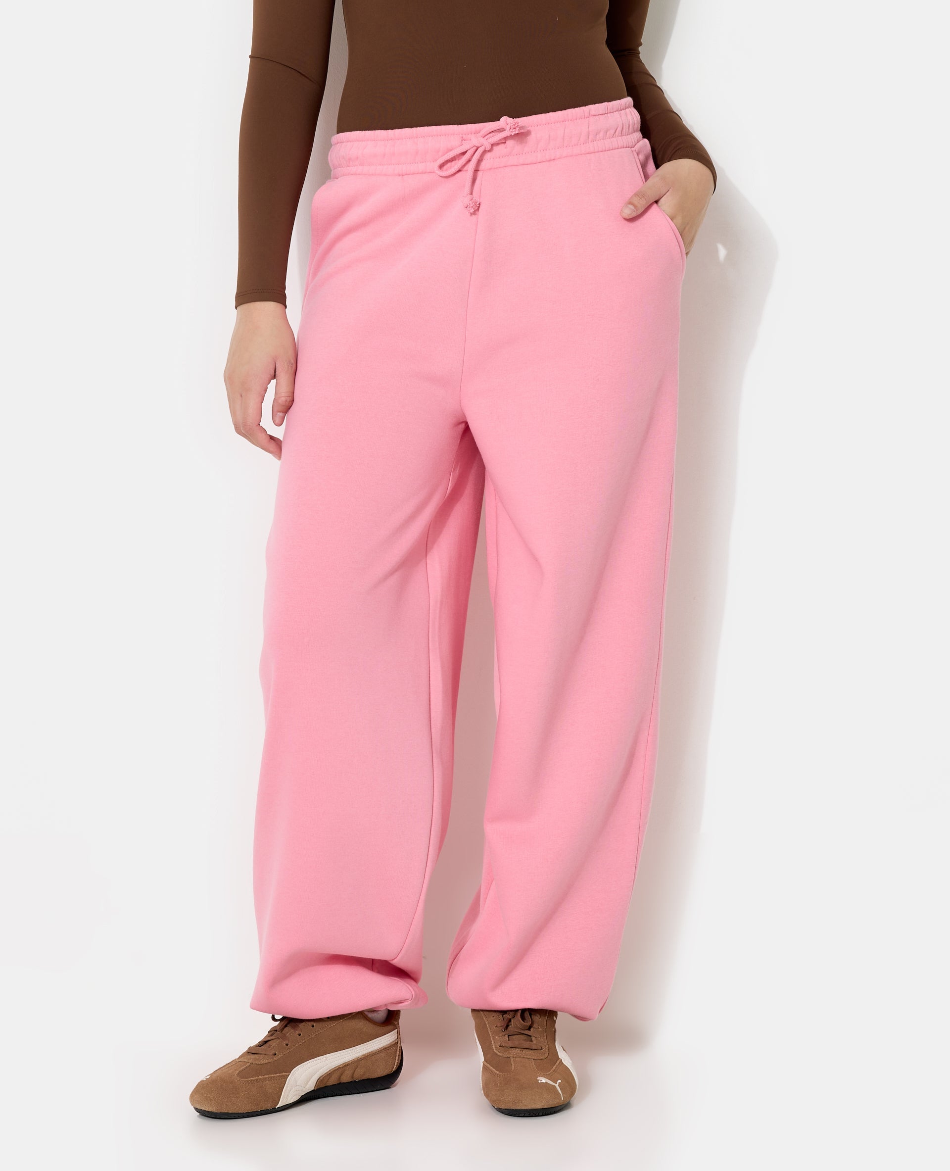 Pantalon de jogging large en molleton