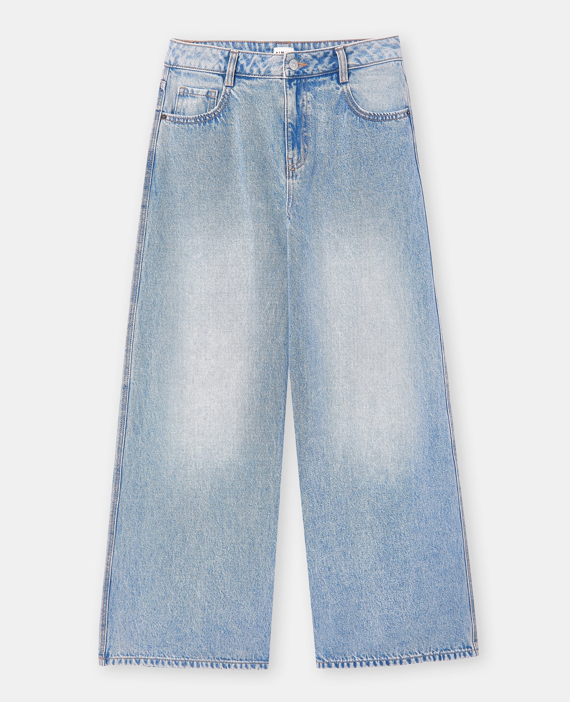 Jean extra wide taille haute