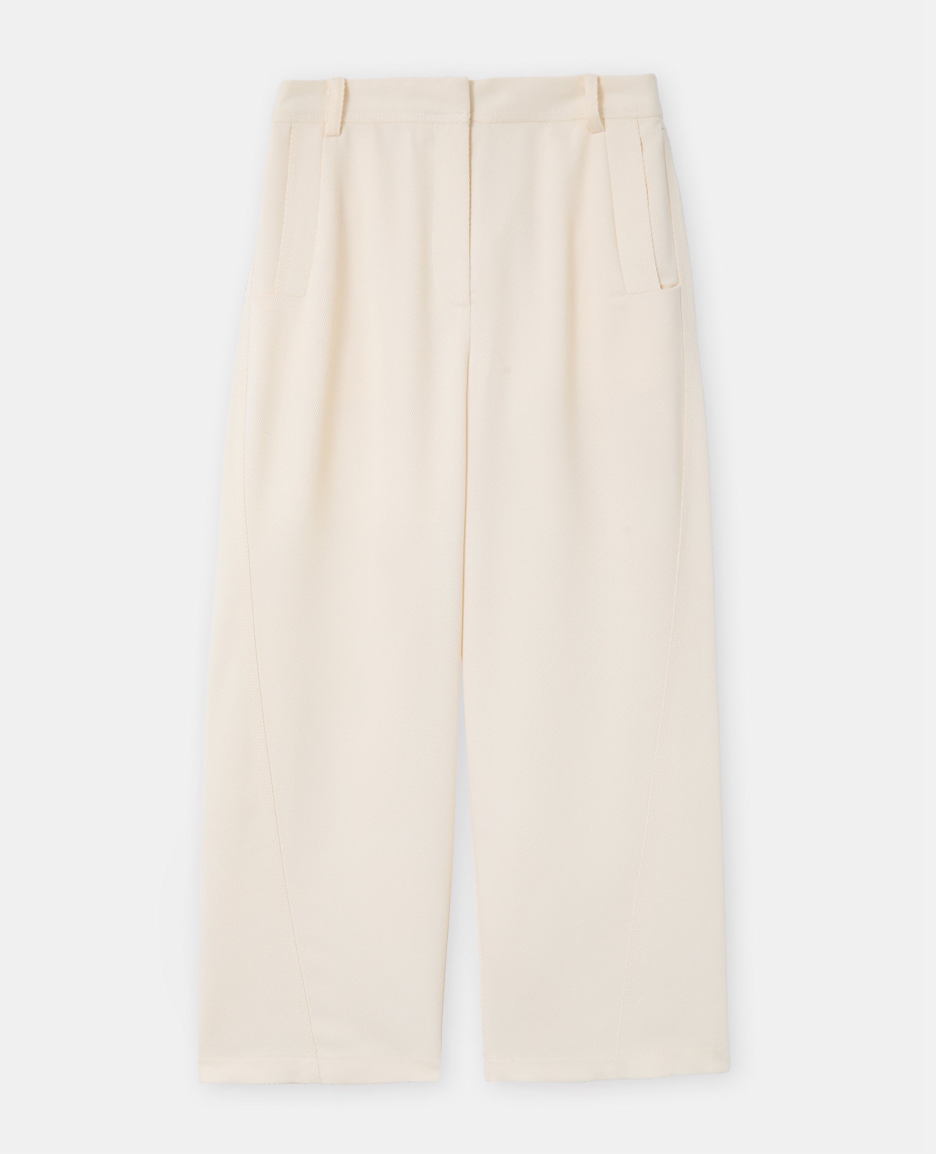 Pantalon barrel en tissu texturé