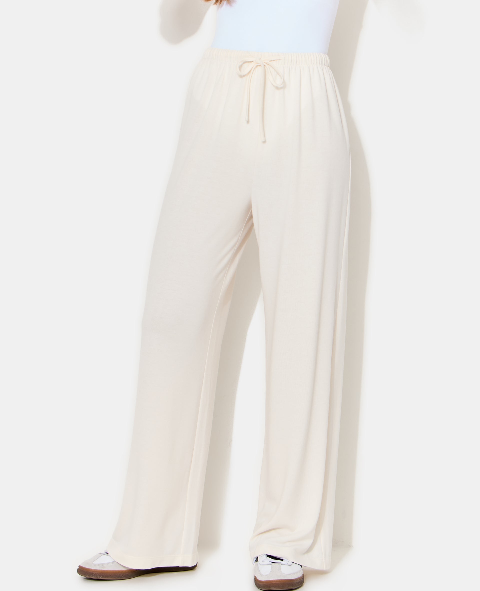 Pantalon ample en tissu doux