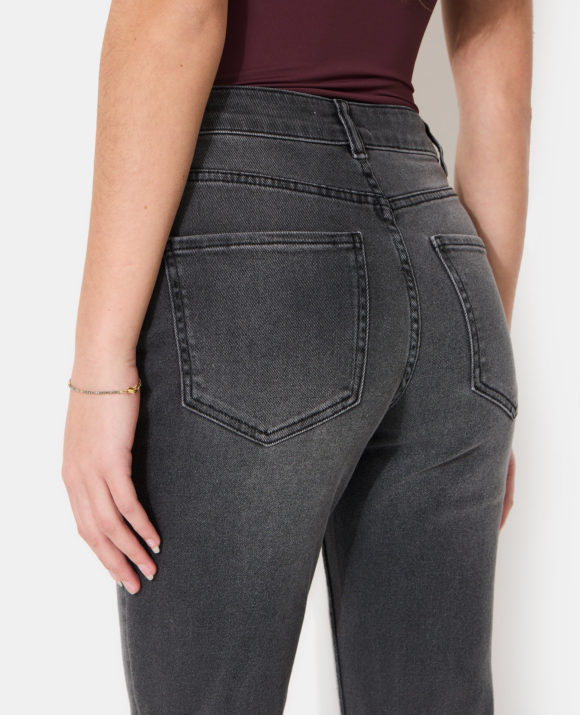 J74-1 / Jean flare taille haute
