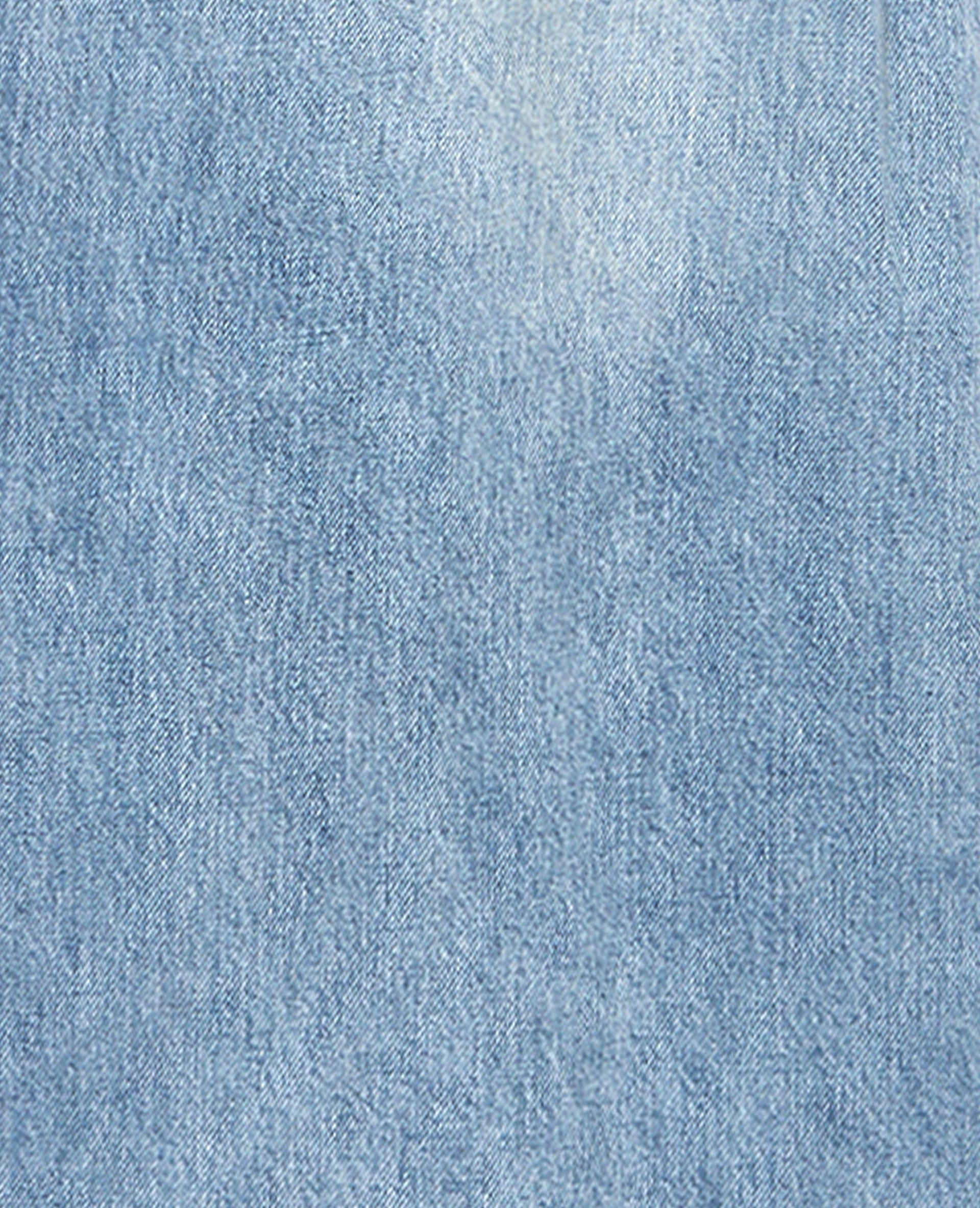 Jean extra wide taille medium avec pinces côtés