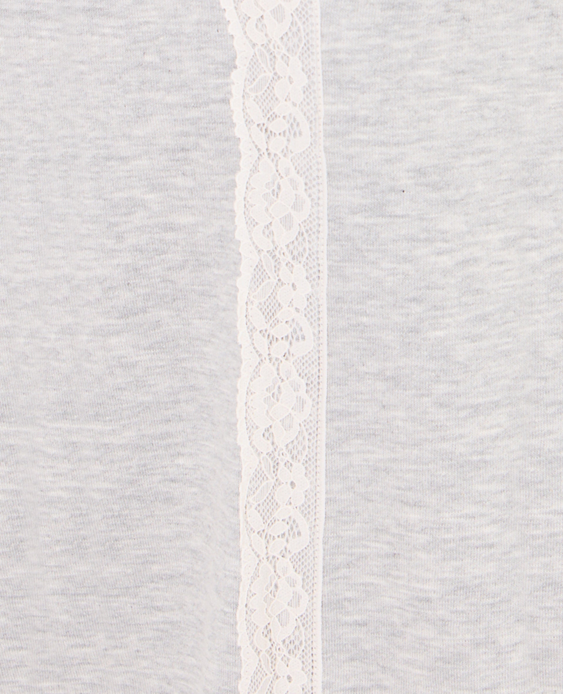 Pantalon molleton barrel avec dentelle