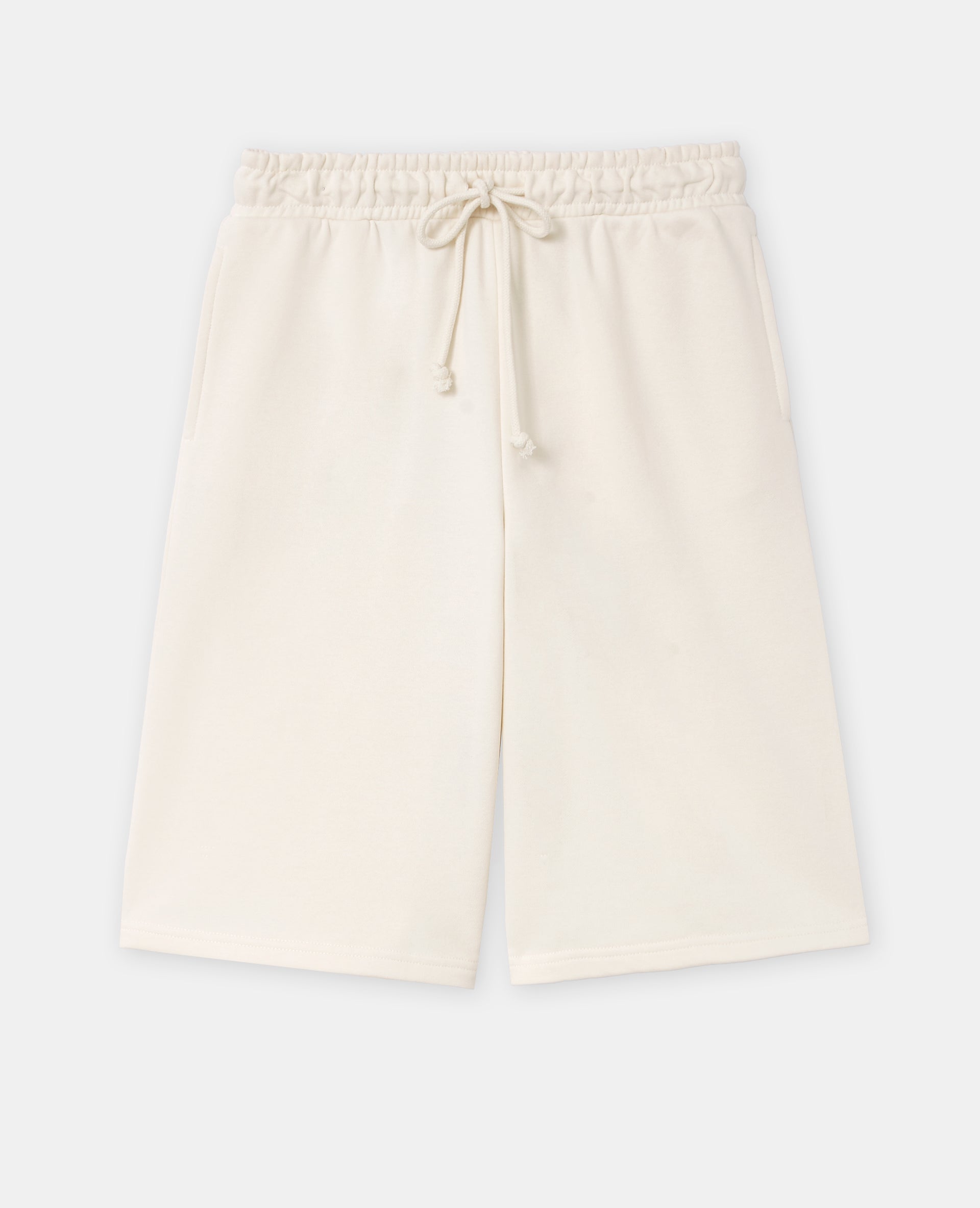 Bermuda en molleton taille élastiquée