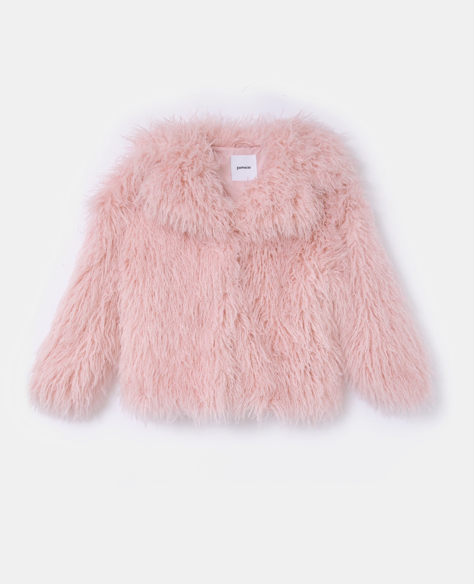 Manteau shaggy poils longs