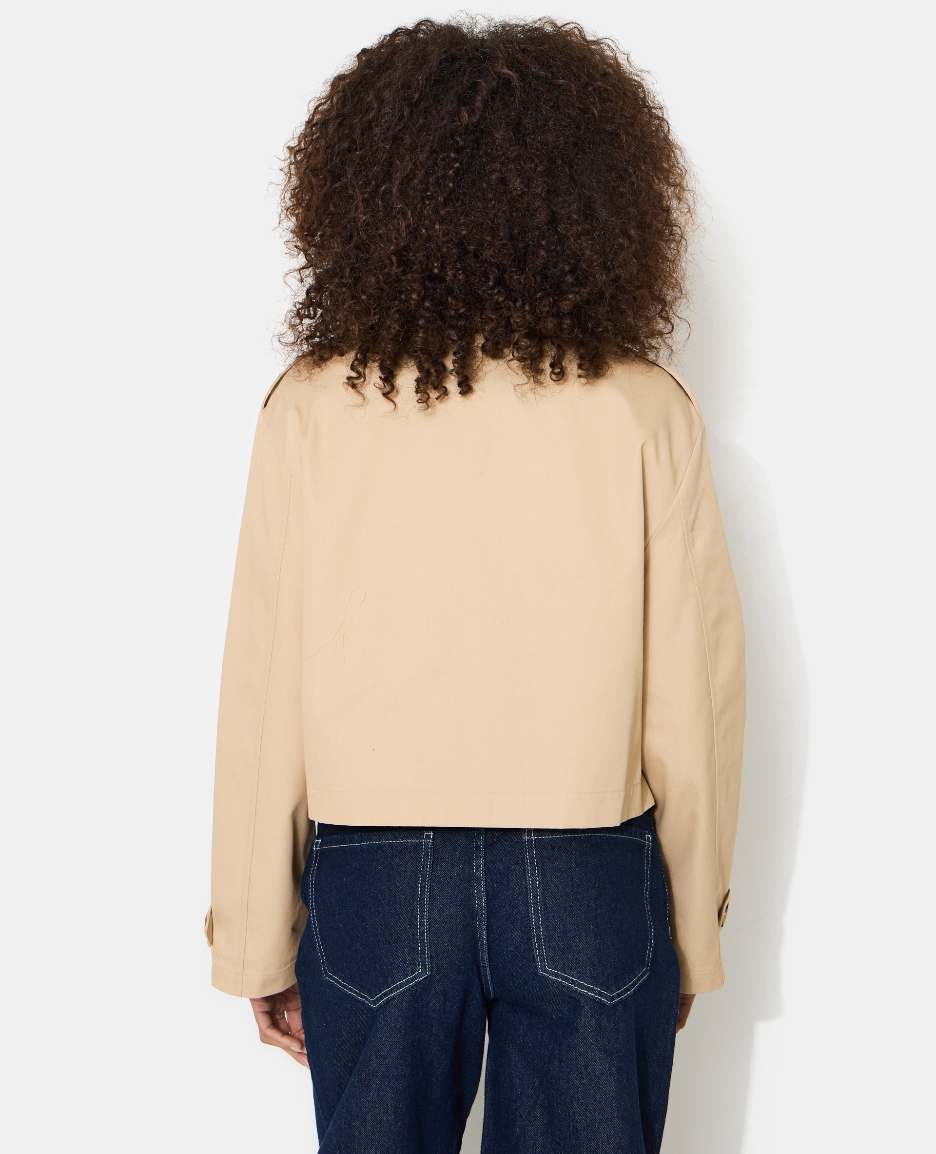 Veste courte façon trench