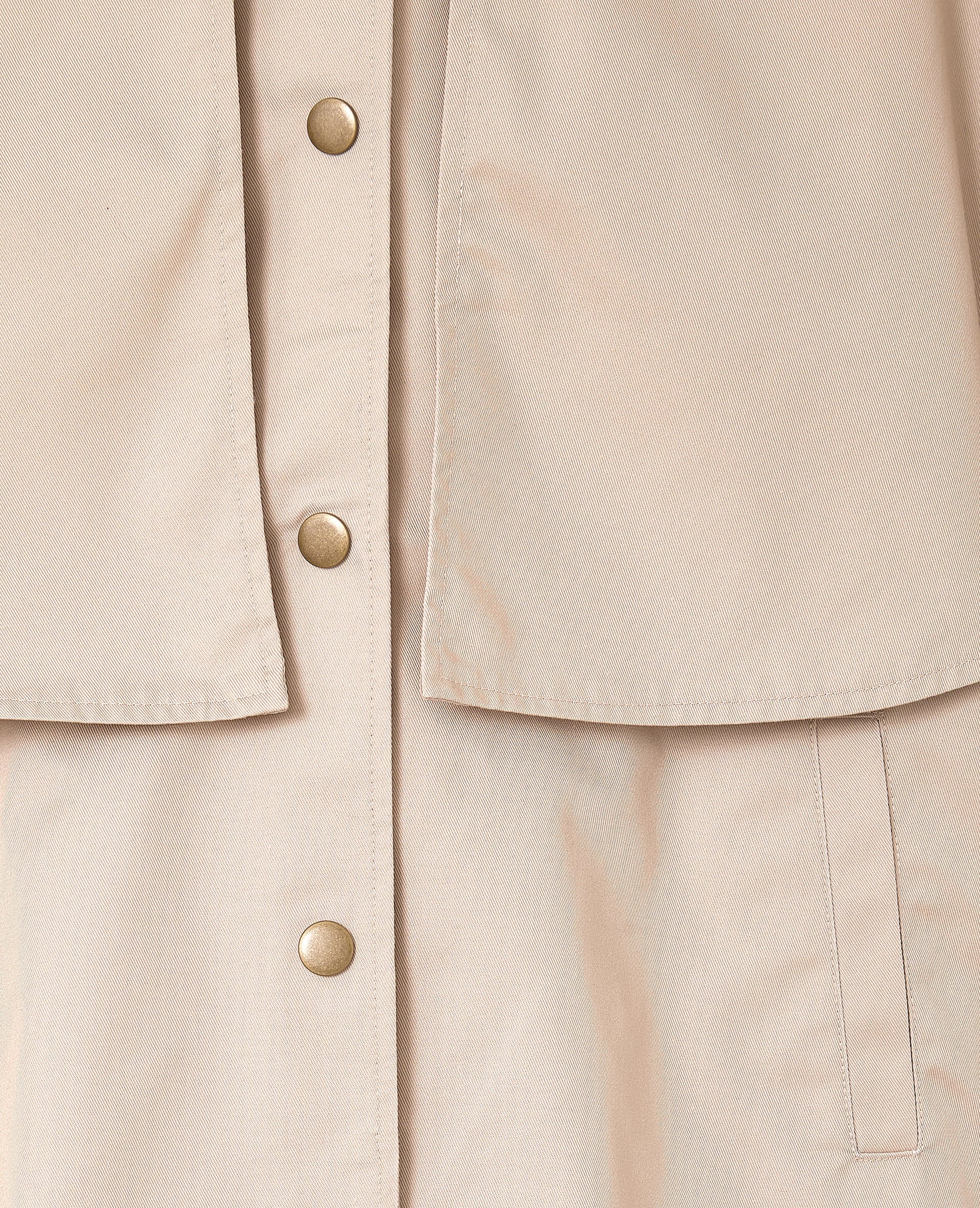 Veste effet trench avec cape