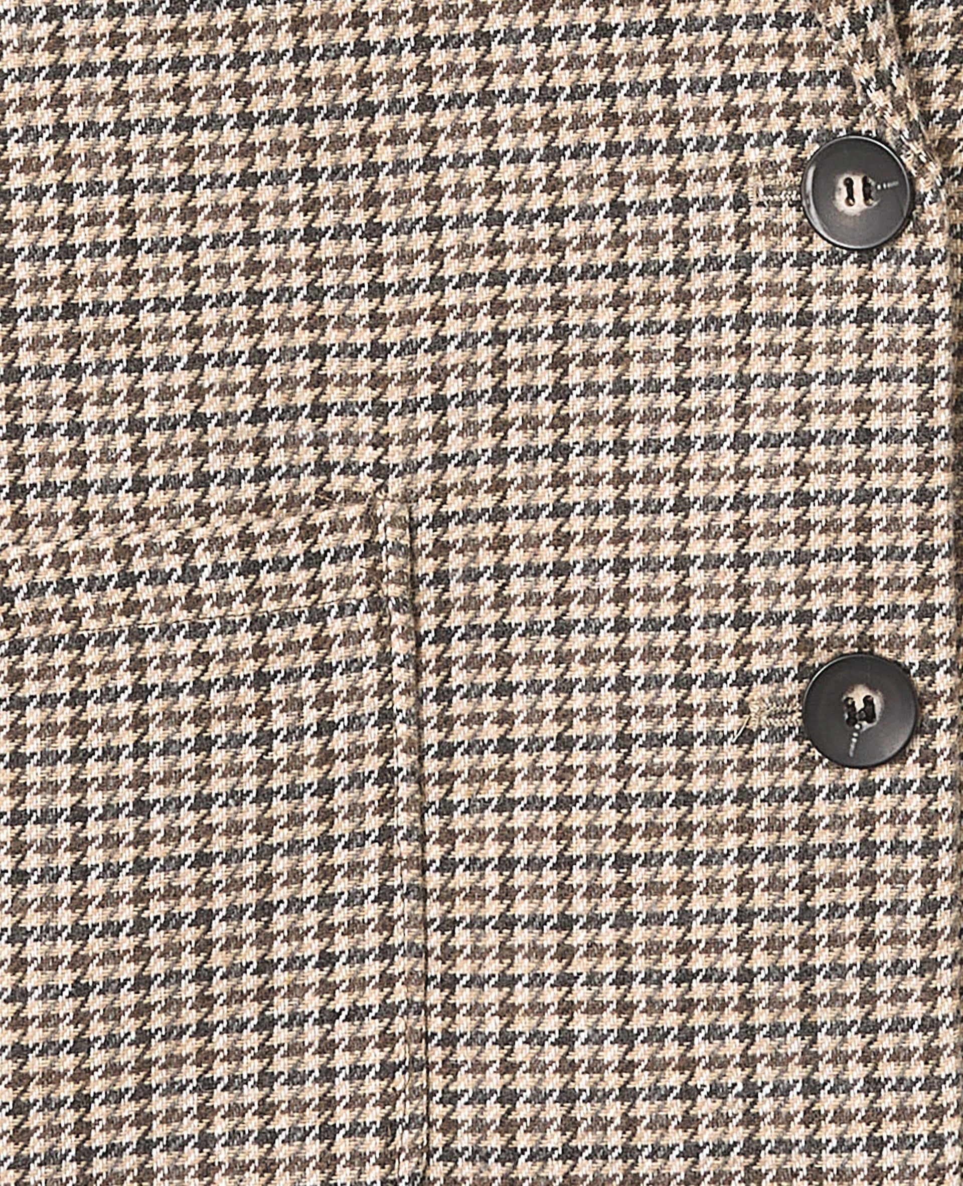 Veste blazer oversize en tissu chaud motif pied-de-poule