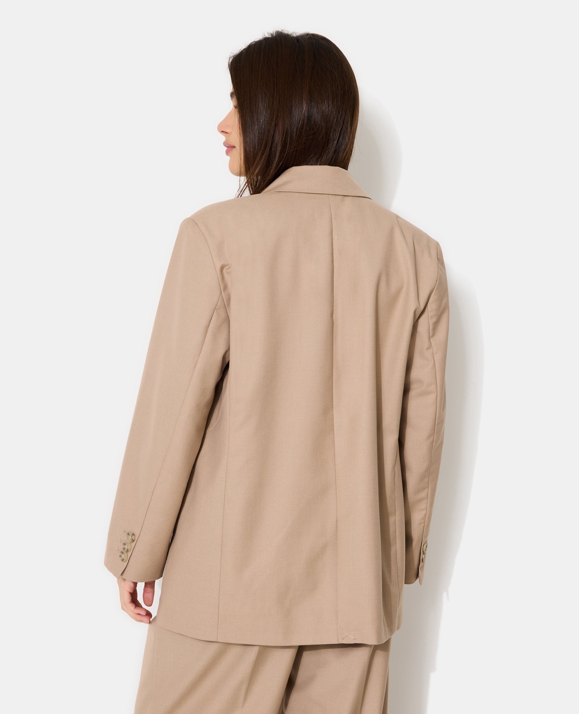 Veste blazer oversize avec double boutonnage