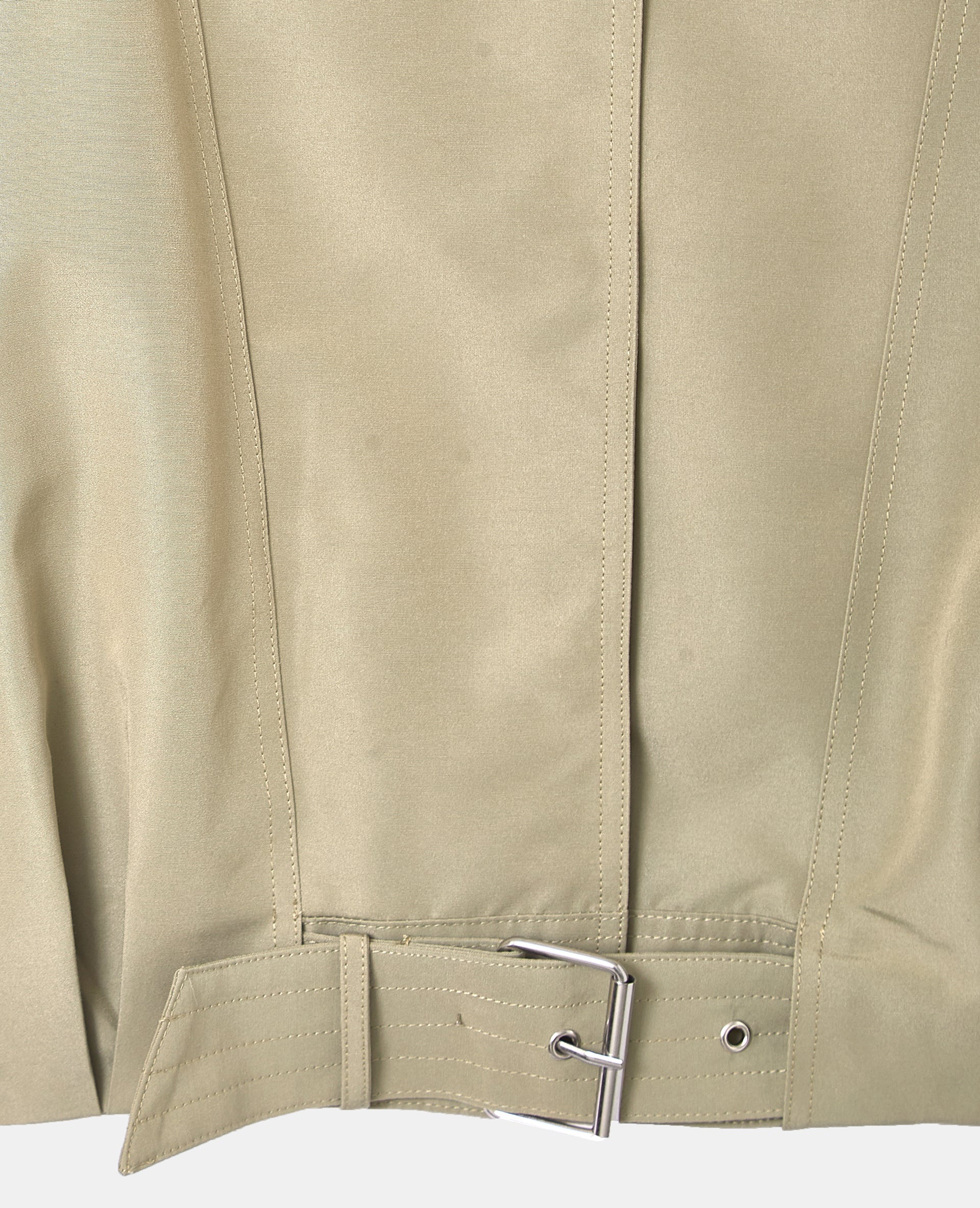 Blouson boule effet trench avec col montant