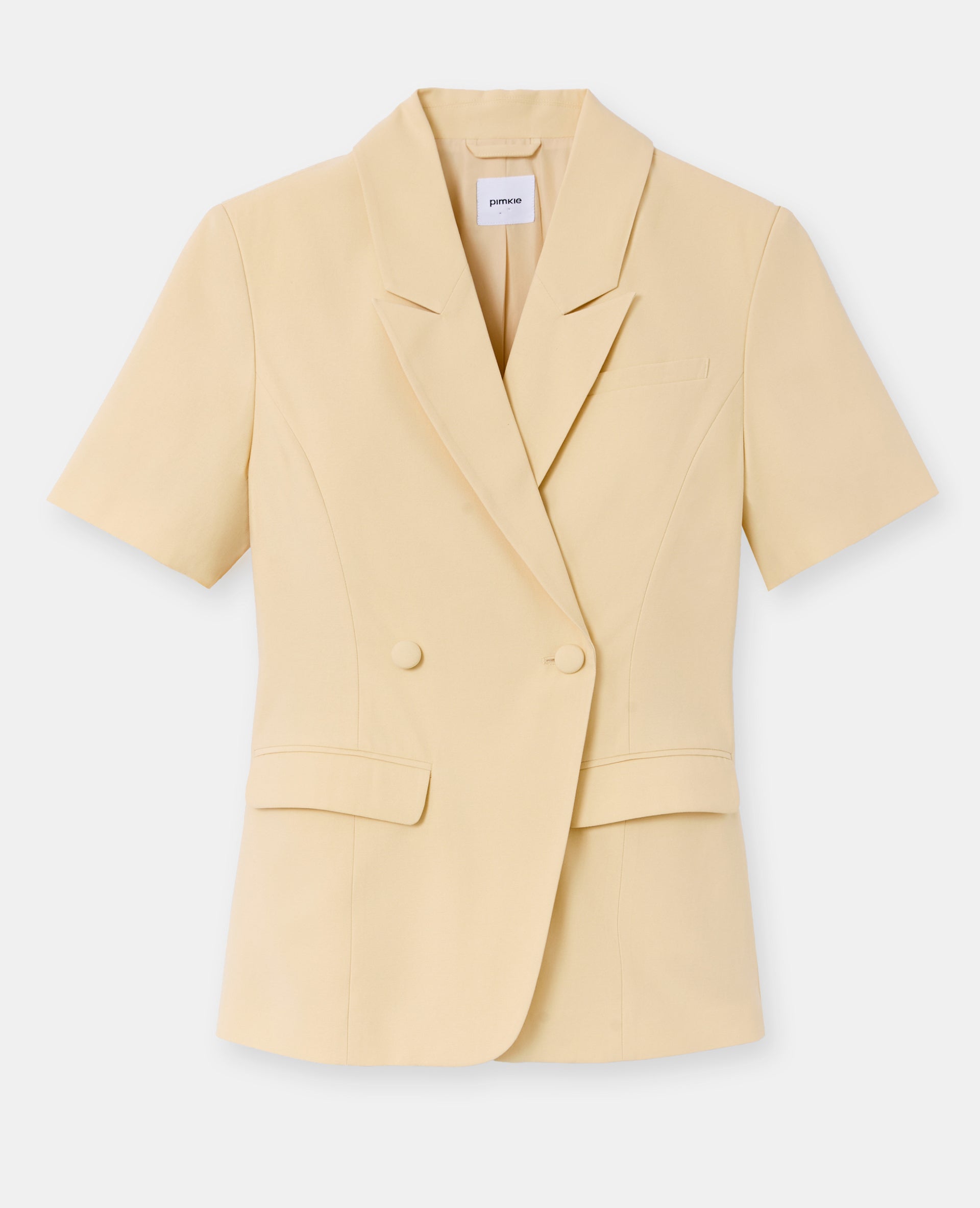 Veste blazer cintrée manches courtes