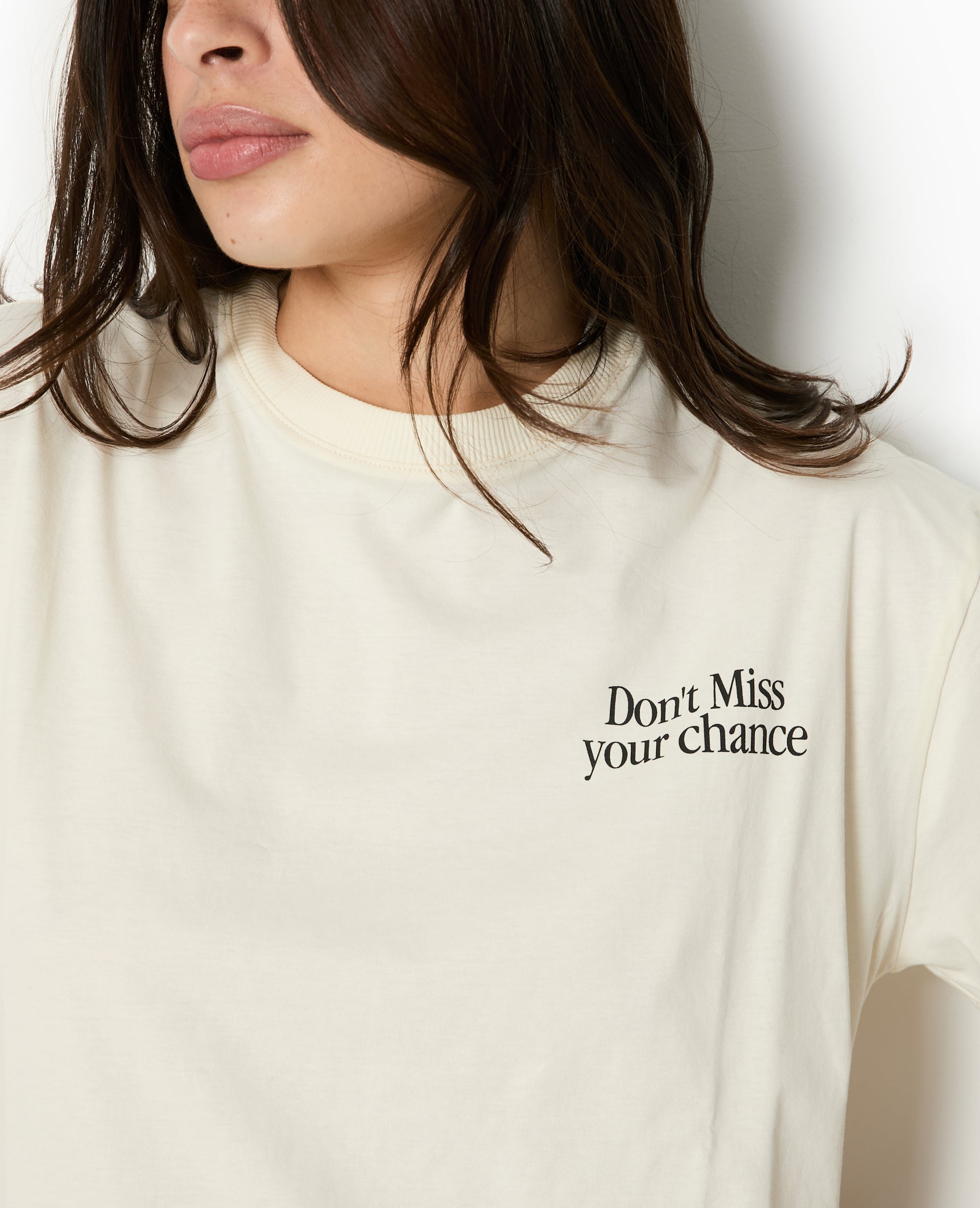 T-shirt oversize avec print devant et dos