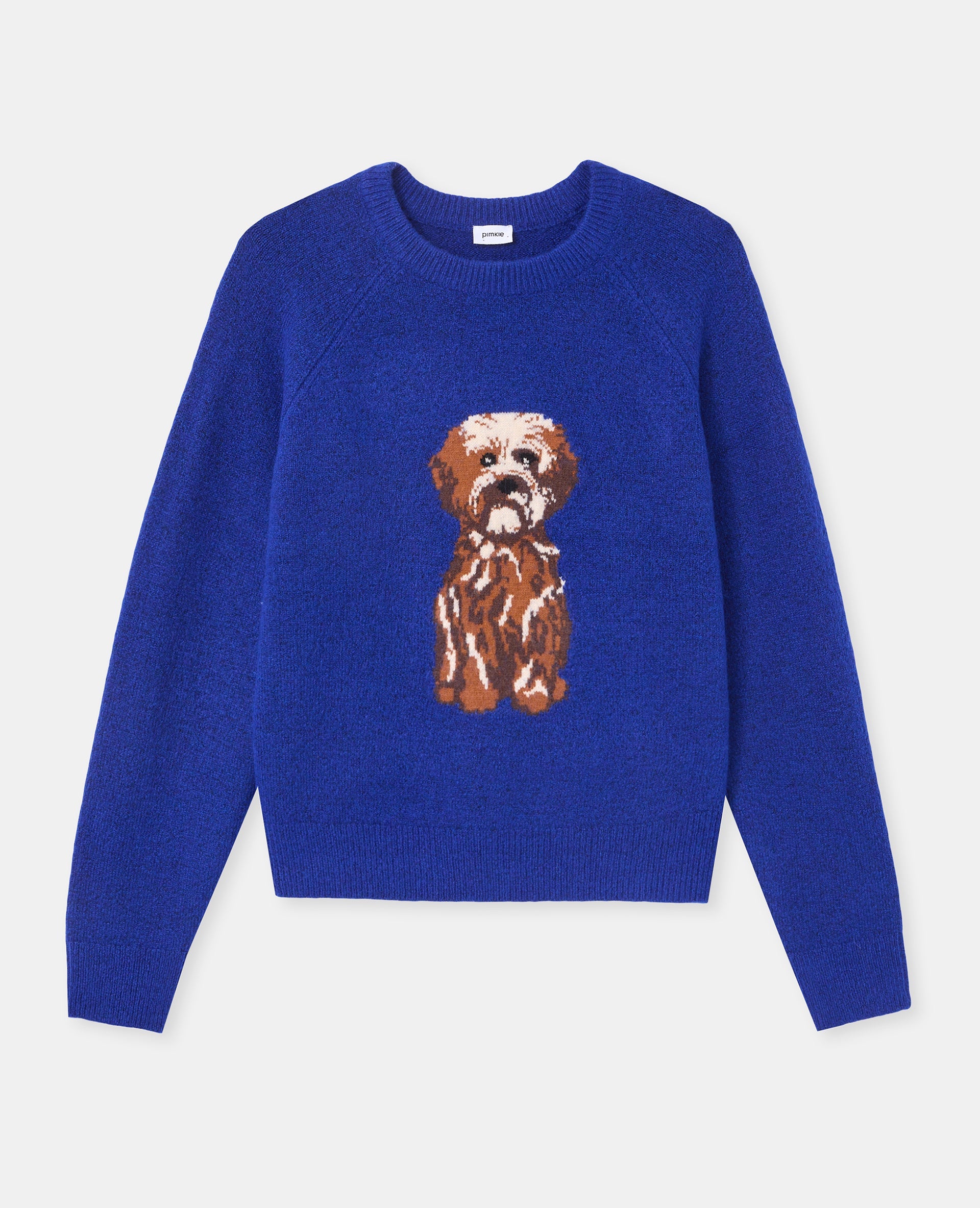 Pull en maille avec chien