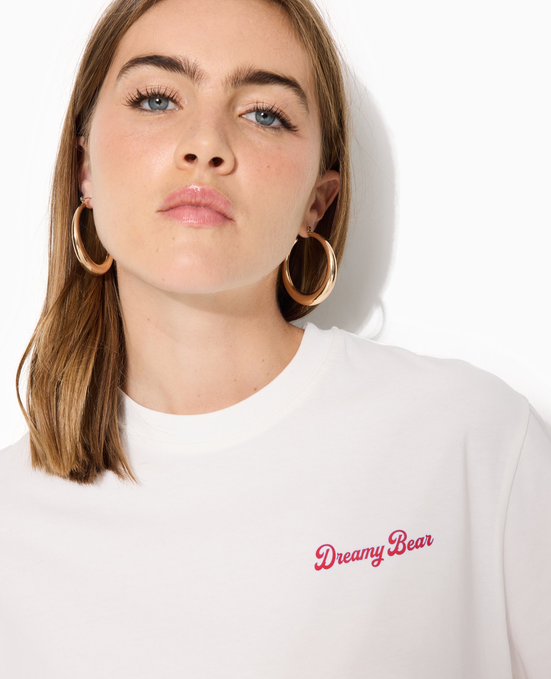 T-shirt court avec print devant et dos