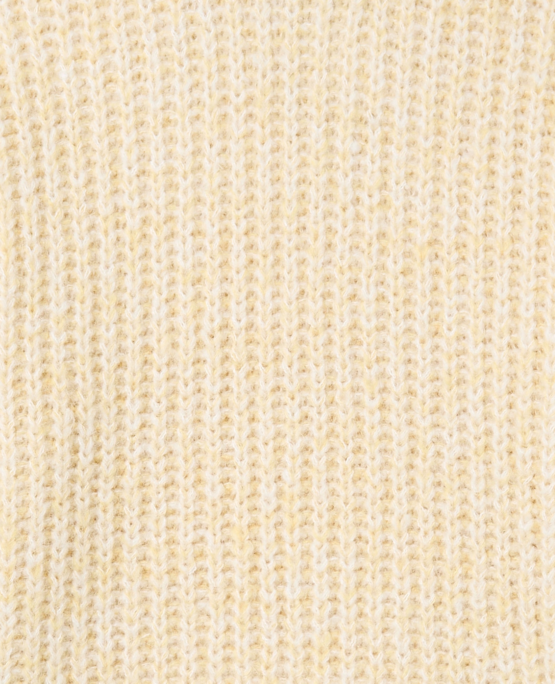 Pull grosse maille moulinée col montant