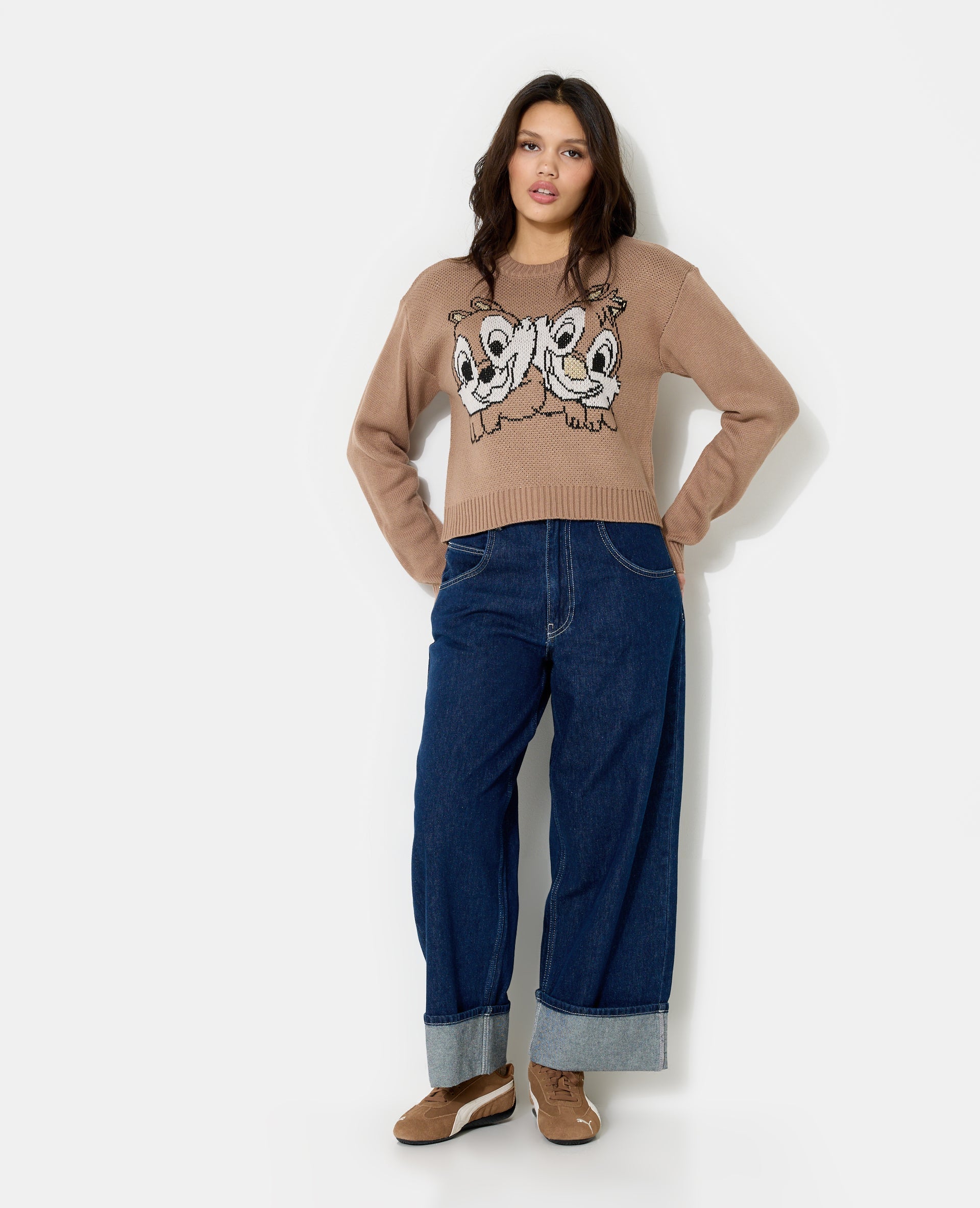 Pull jacquard TIC et TAC