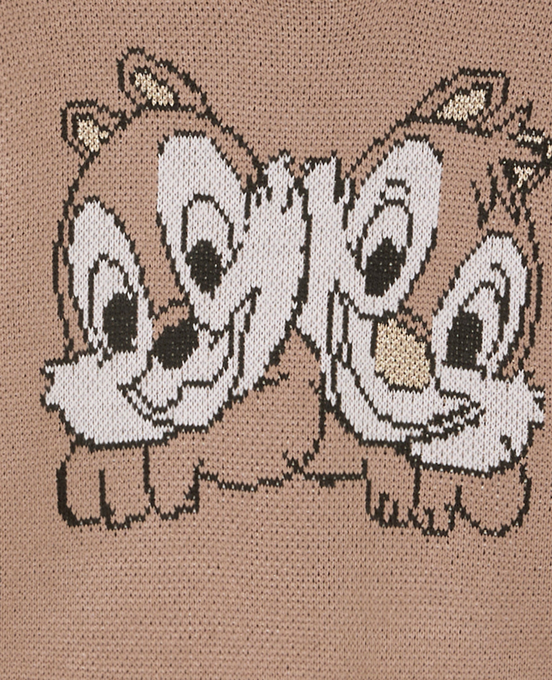 Pull jacquard TIC et TAC