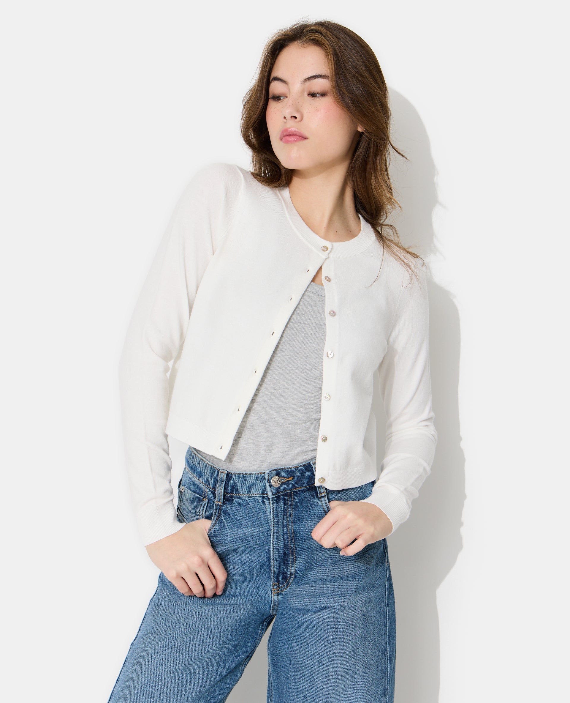 Gilet col rond