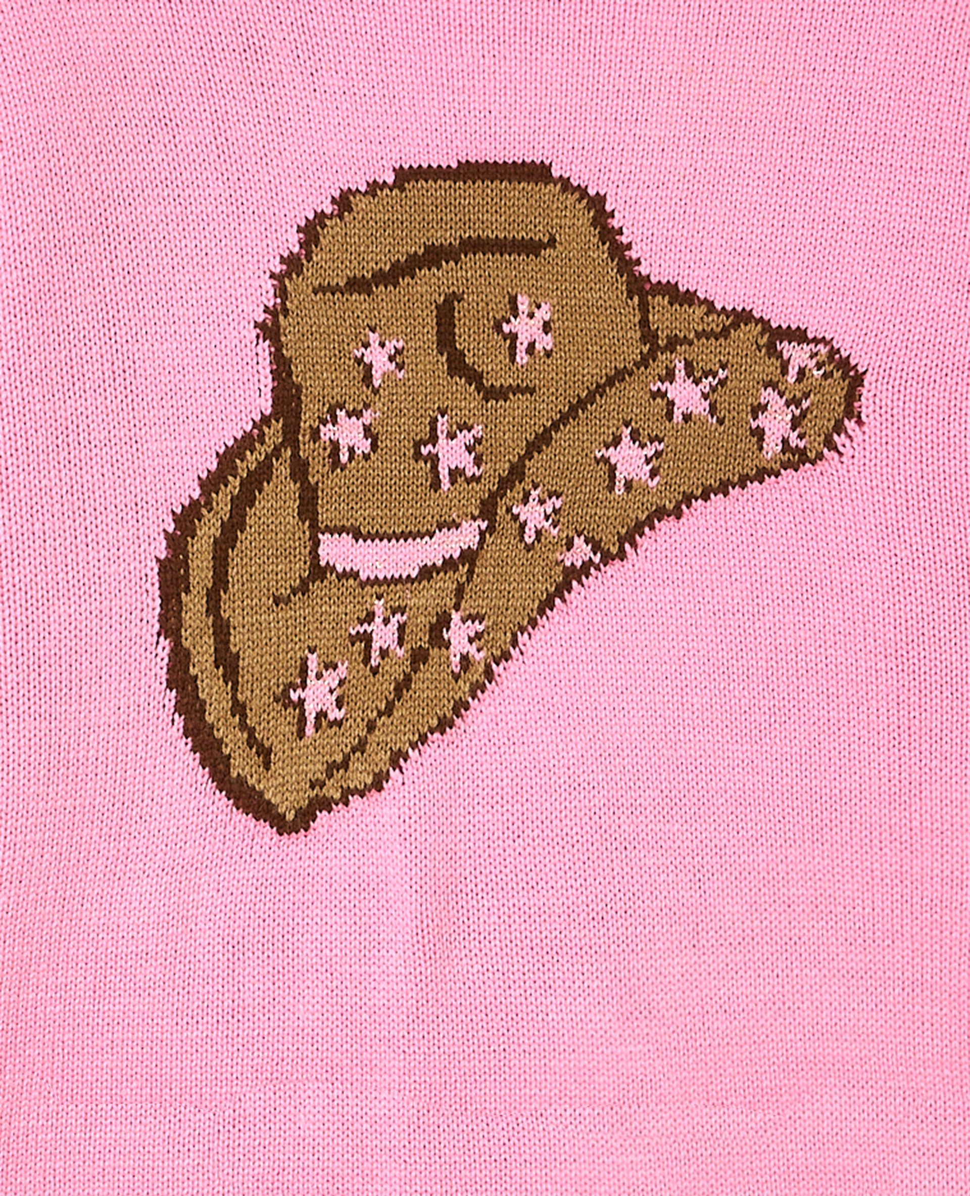 Pull col rond avec chapeau de cowboy