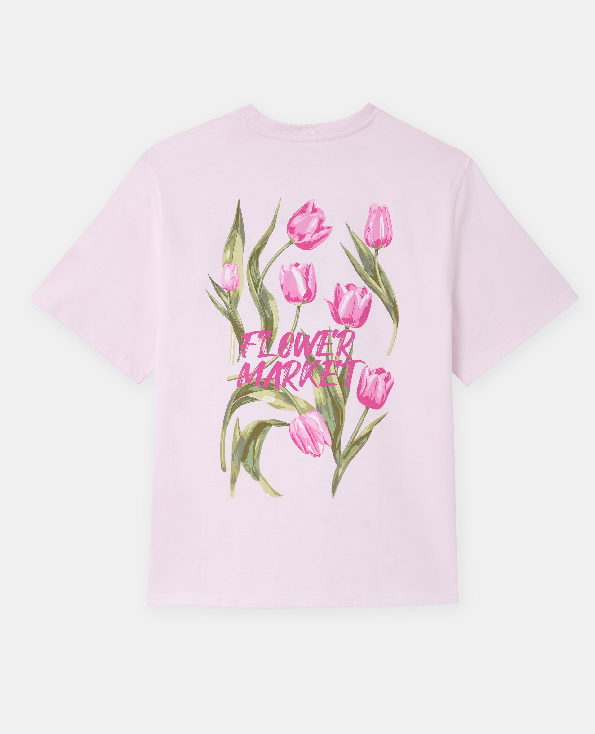 T-shirt oversize avec print poitrine et dos