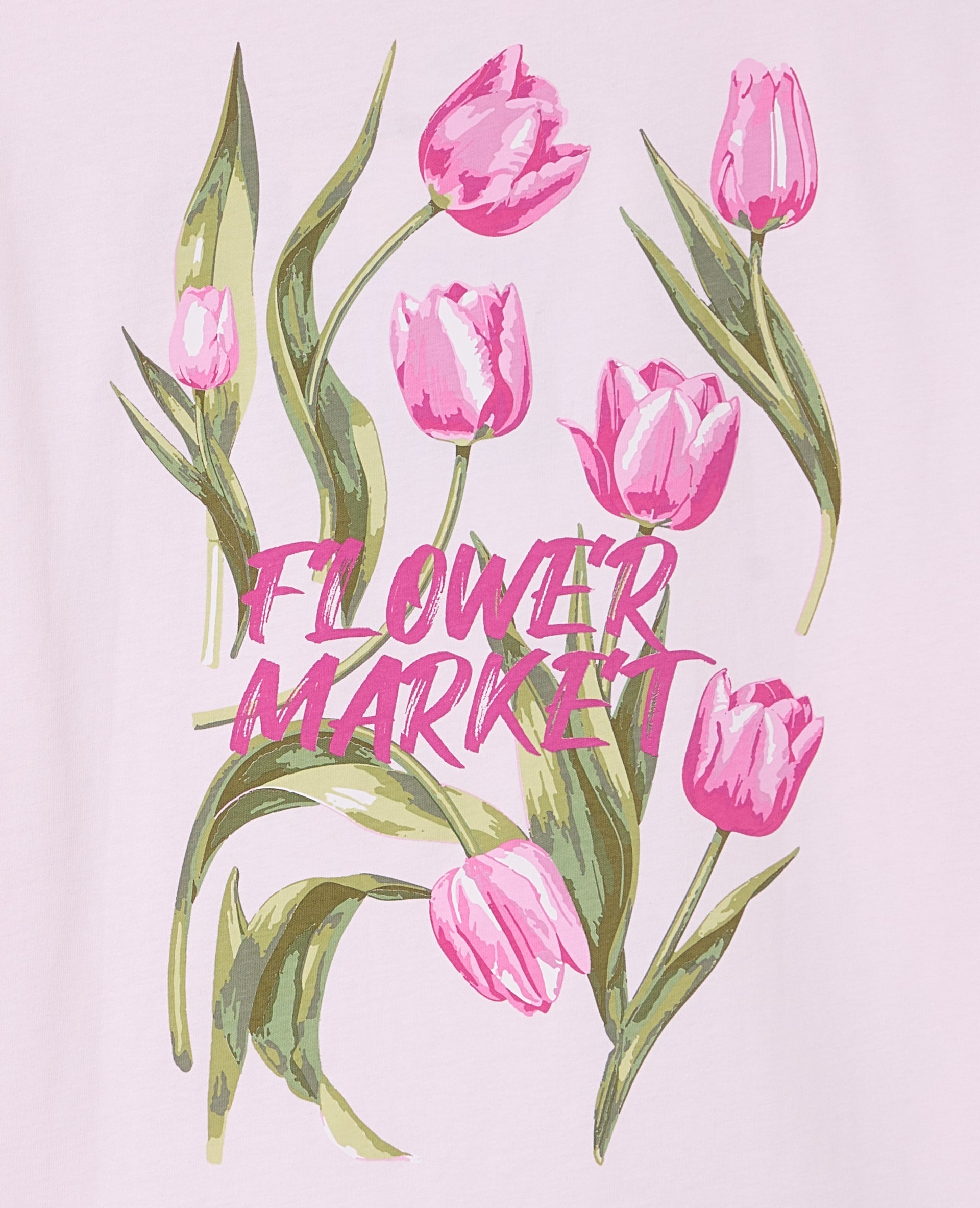 T-shirt oversize avec print poitrine et dos