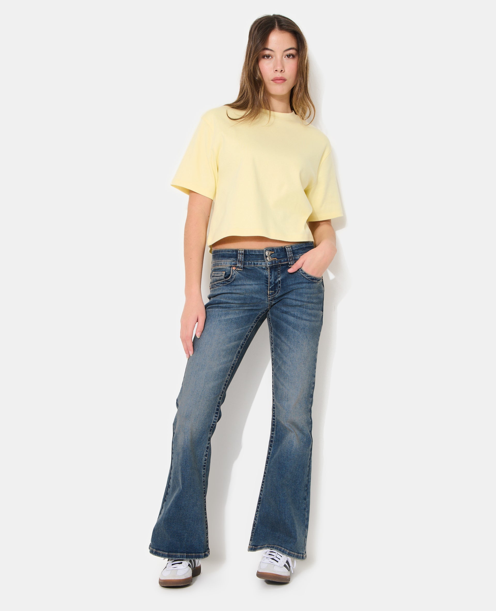 T-shirt basique ample et court
