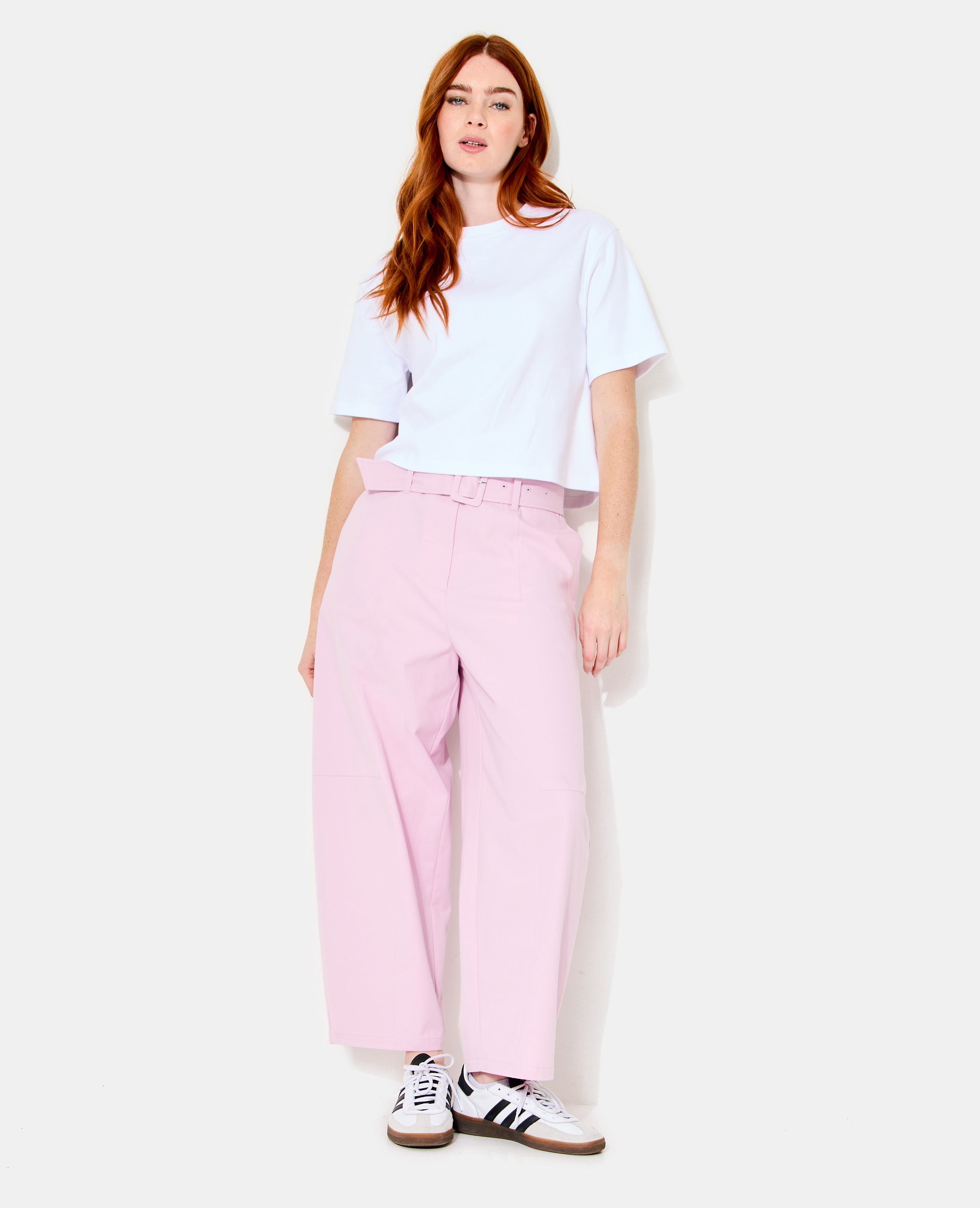 T-shirt basique ample et court