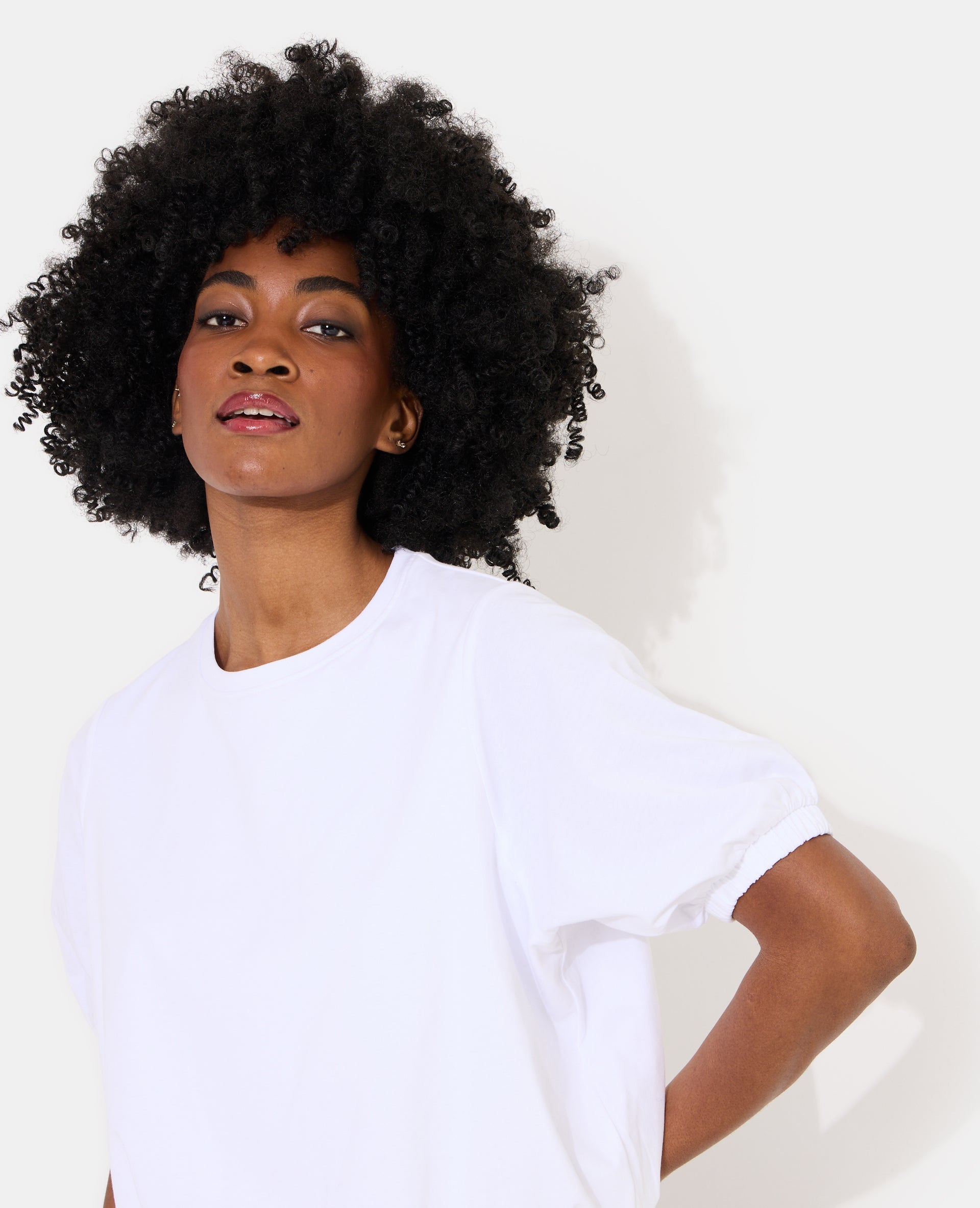 T-shirt boule détails élastiqués