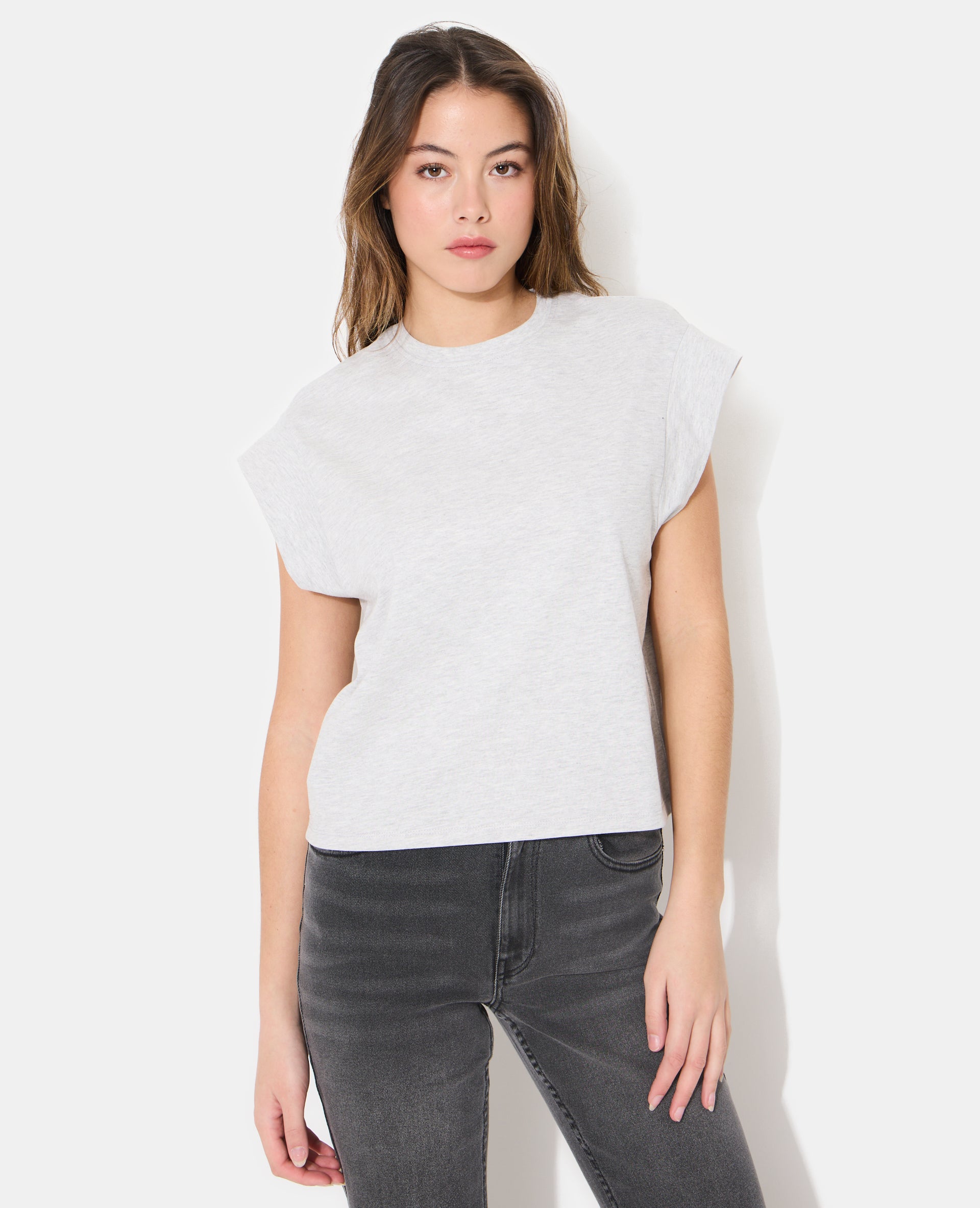 T-shirt à mancherons