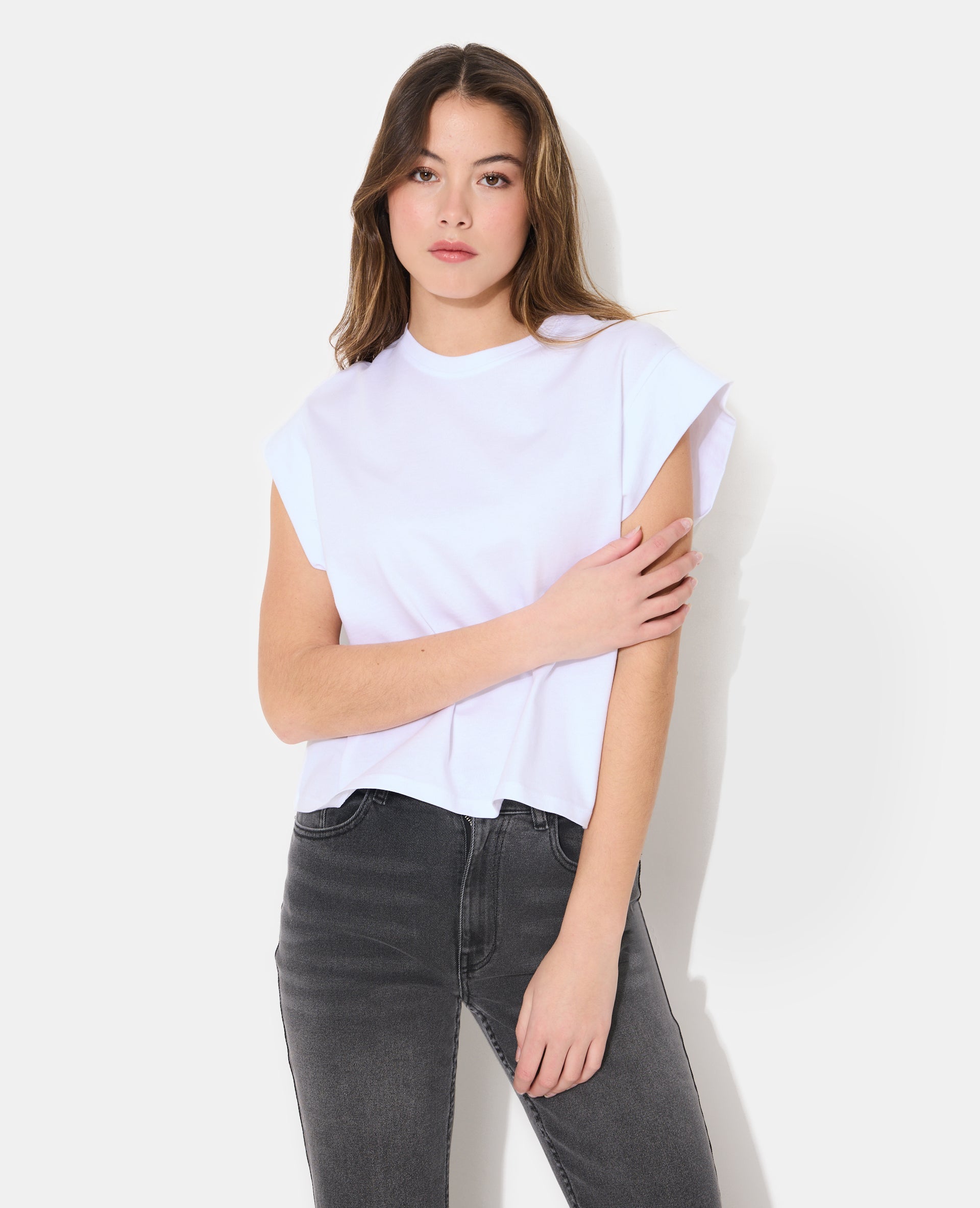 T-shirt à mancherons