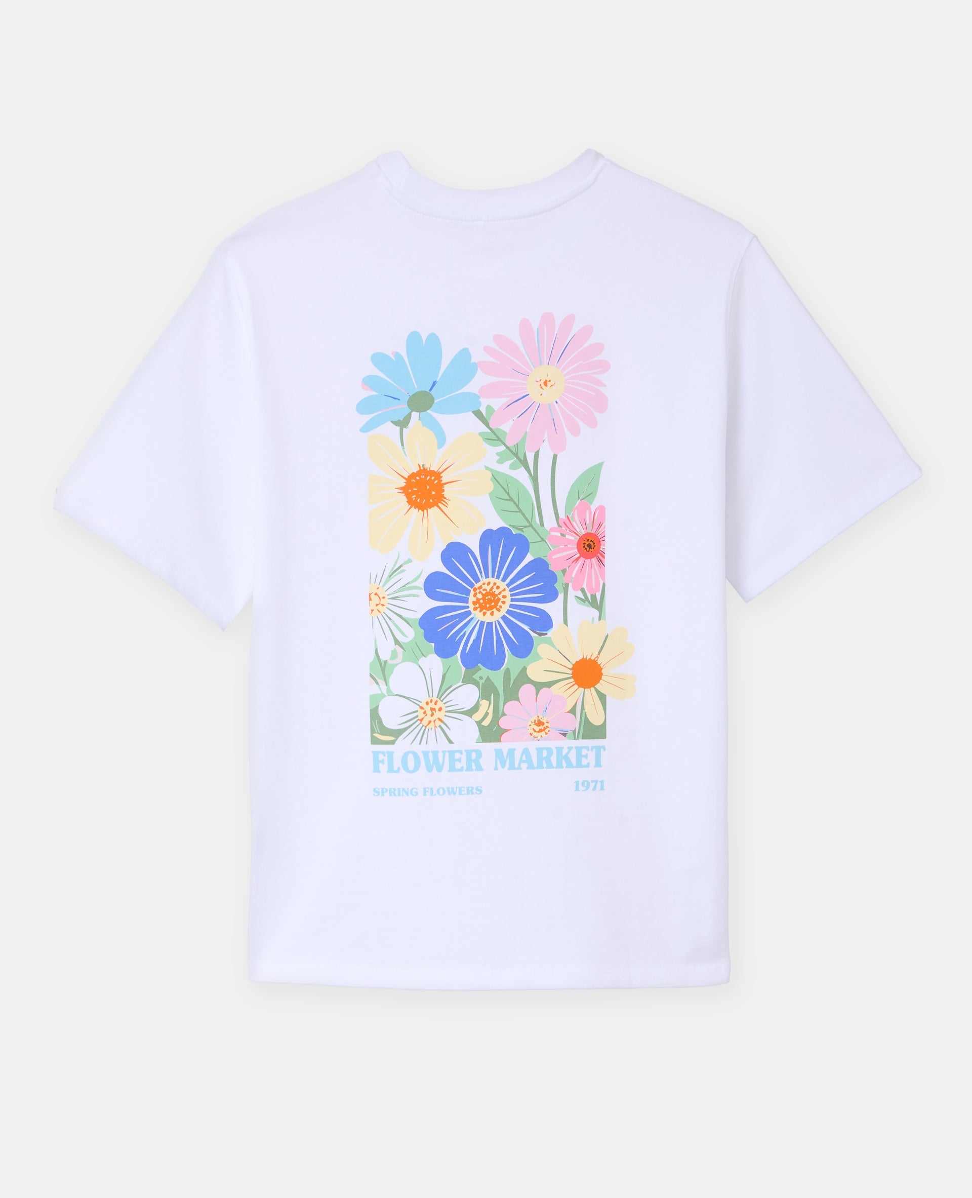 T-shirt oversize avec print poitrine et dos