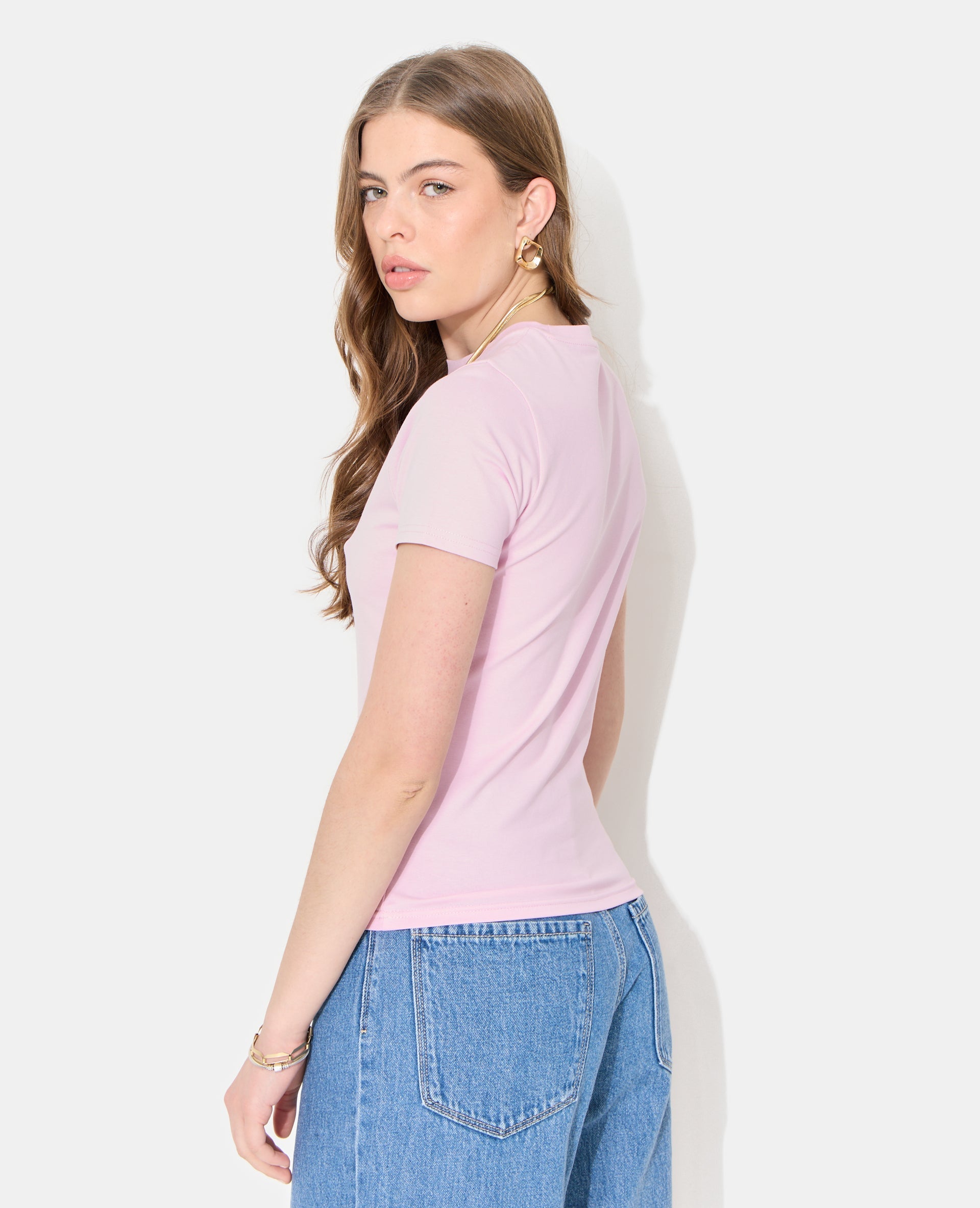 T-shirt ajusté avec lys