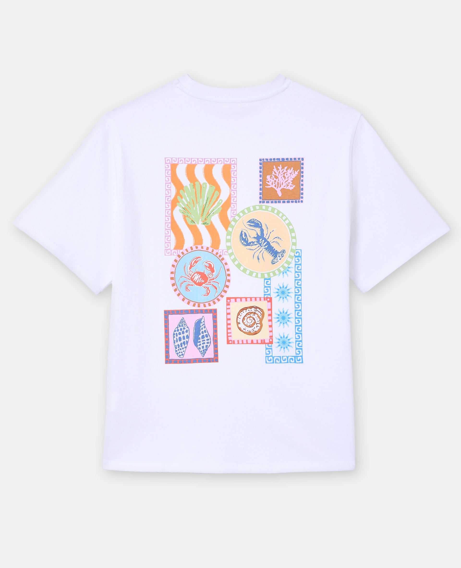 T-shirt oversize avec print devant et dos