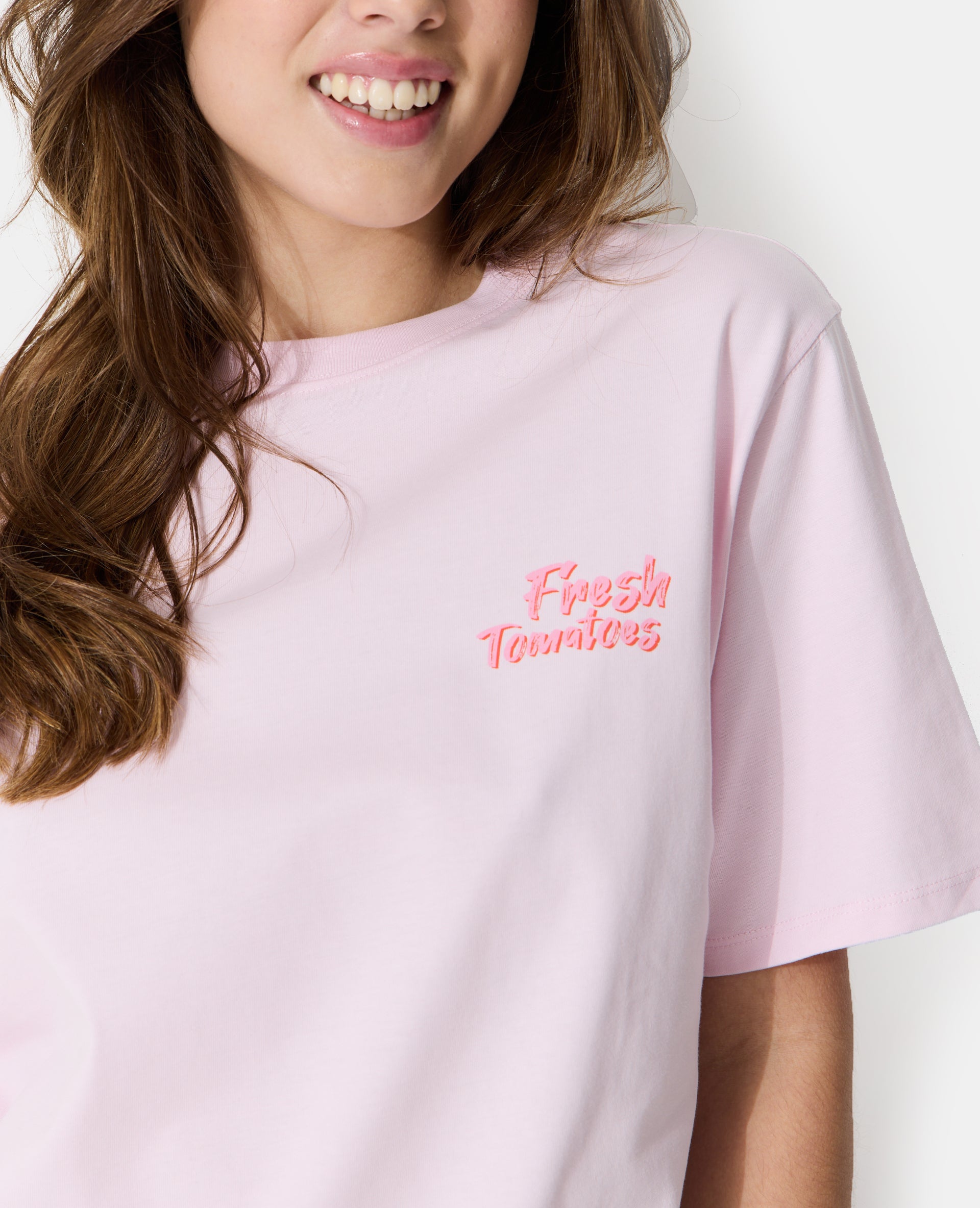 T-shirt oversize avec print devant et dos