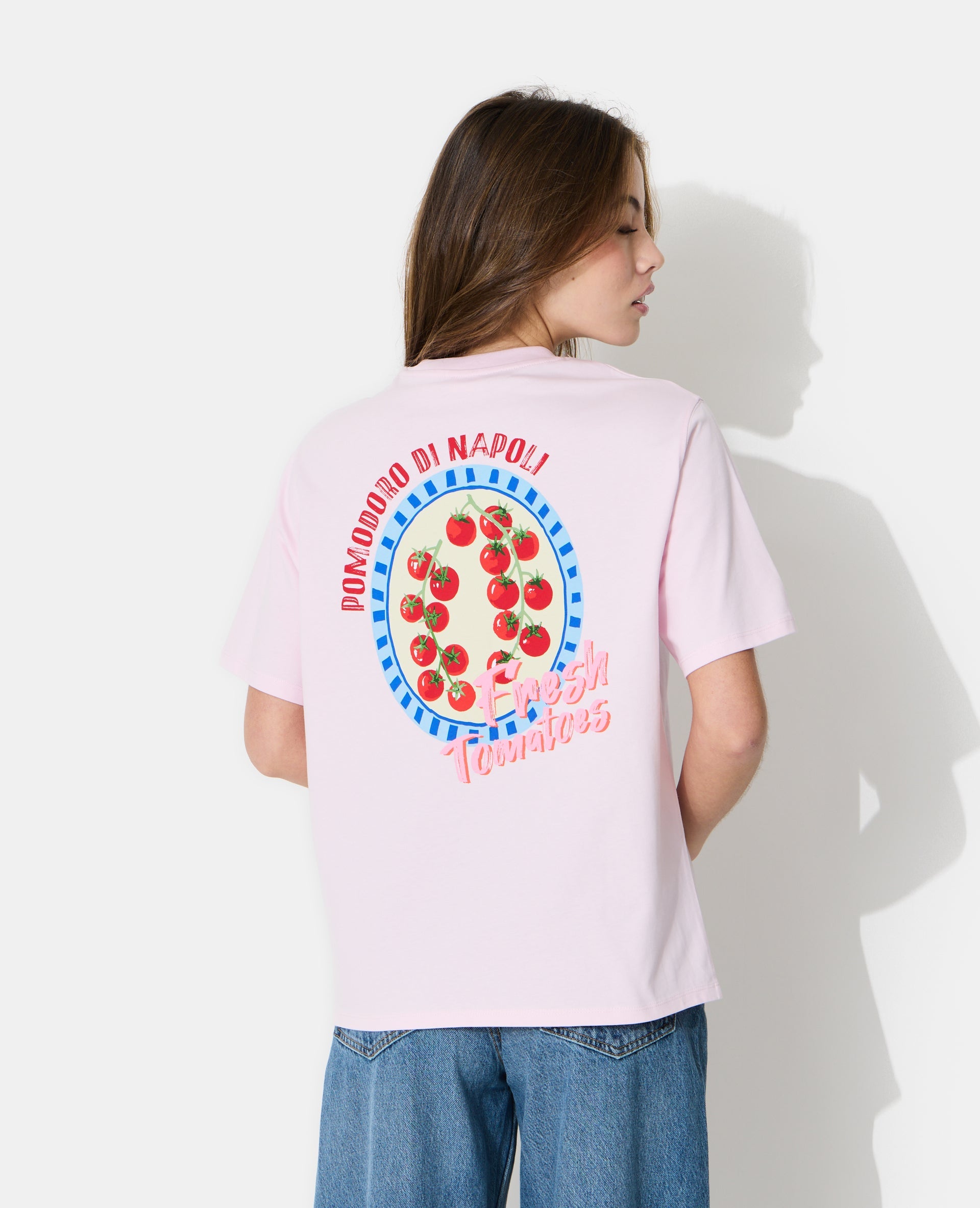 T-shirt oversize avec print devant et dos