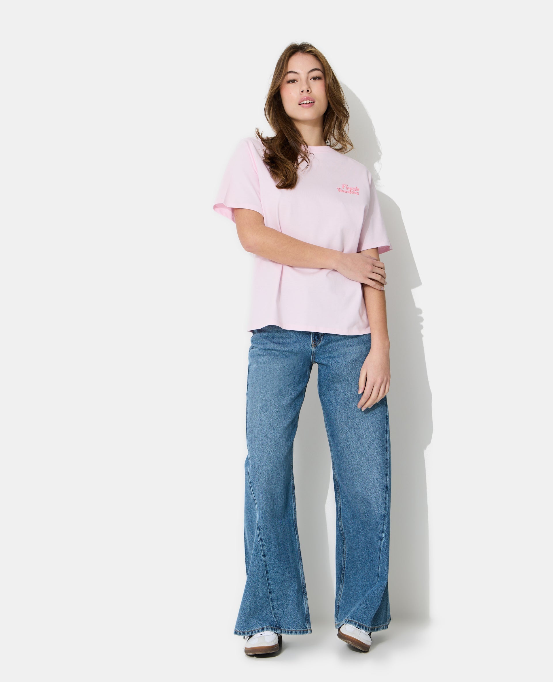 T-shirt oversize avec print devant et dos