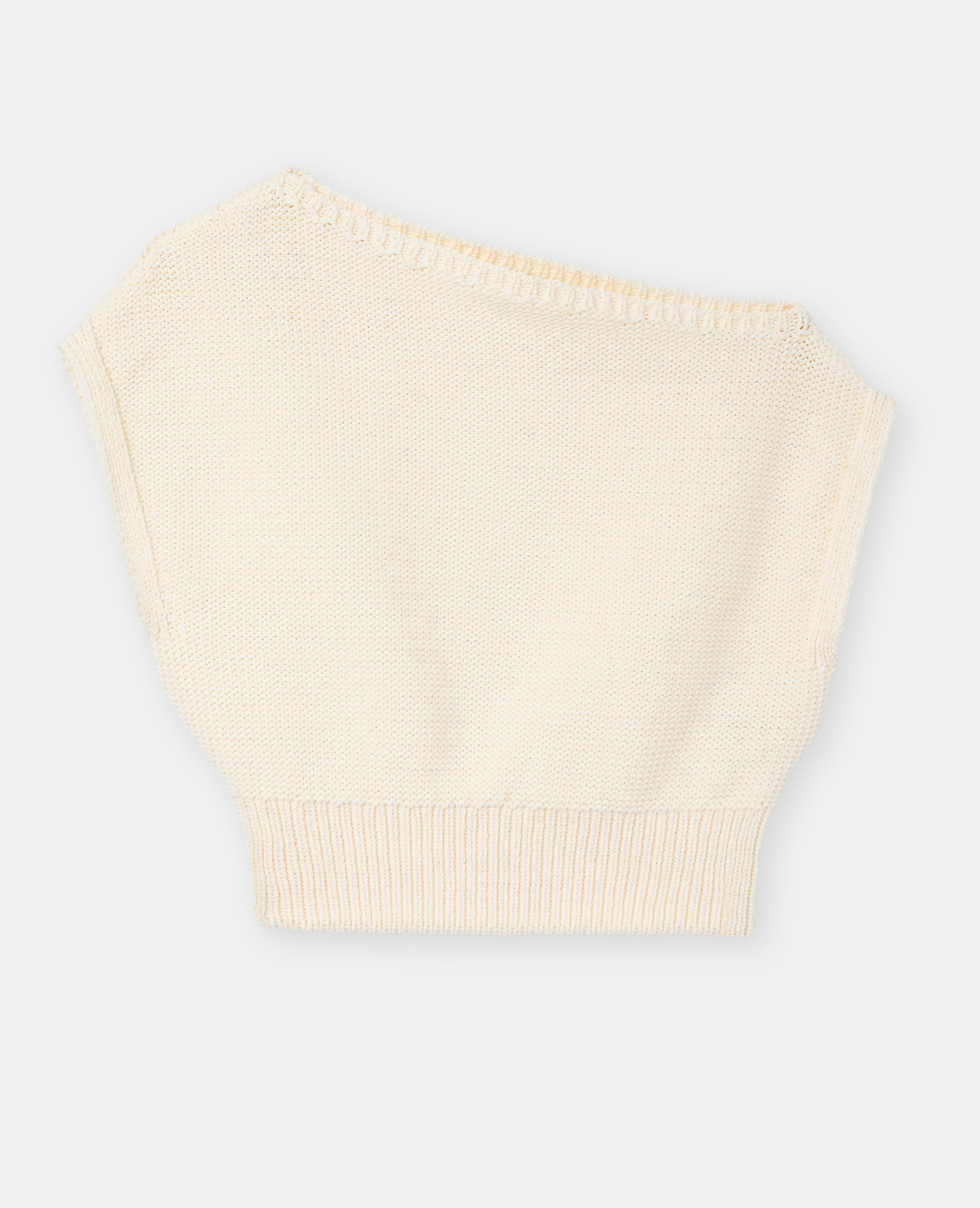 Pull sans manches asymétrique