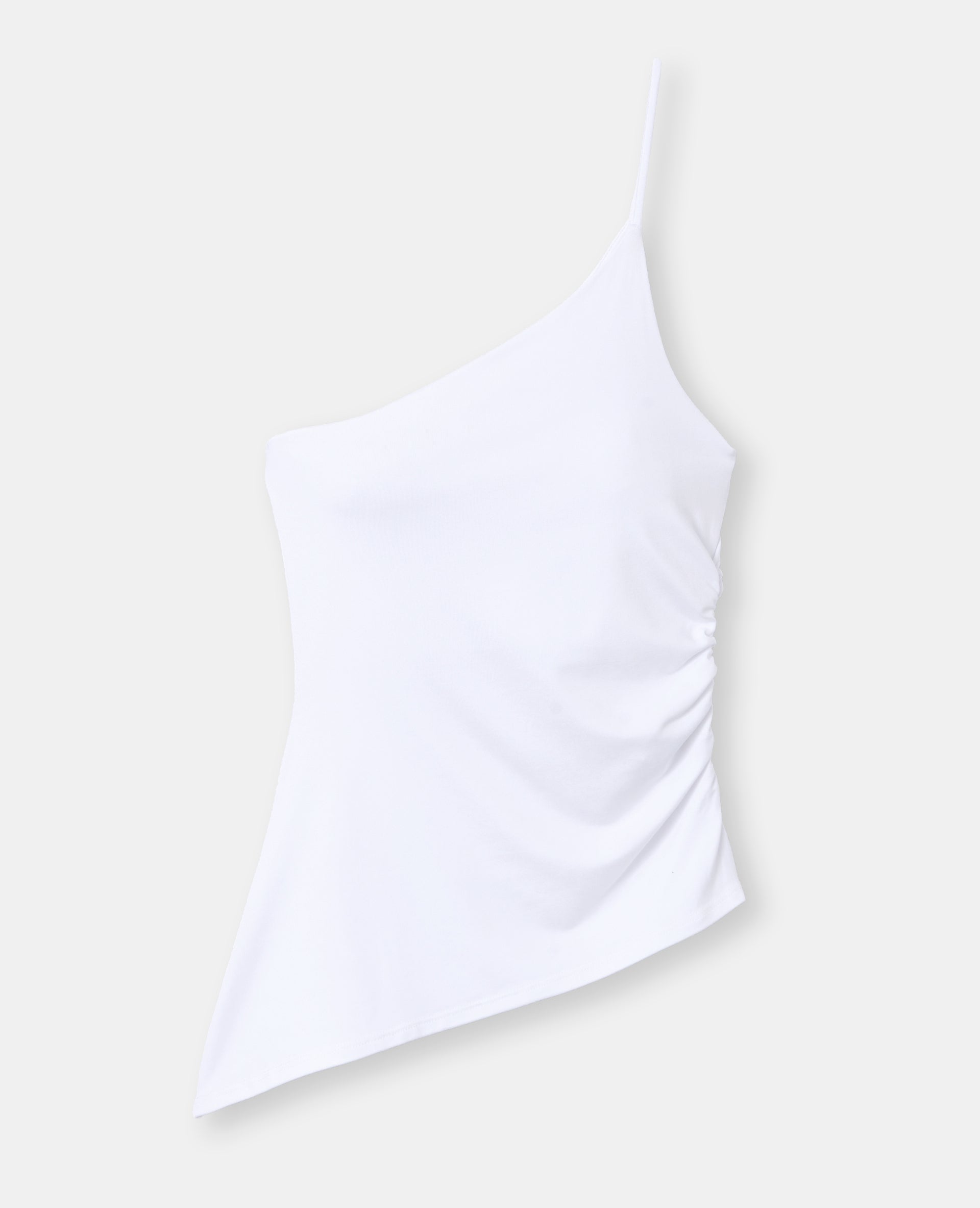Débardeur asymétrique avec fronces
