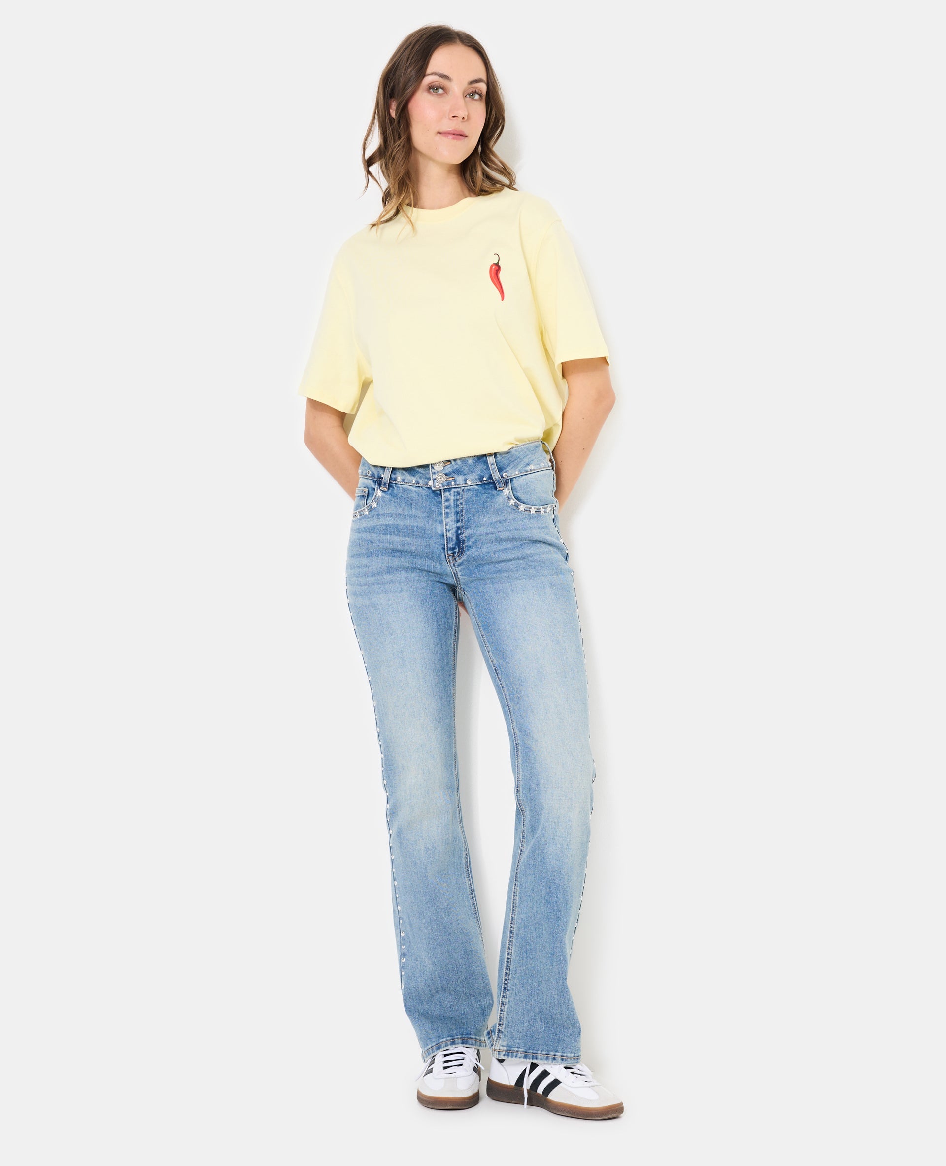 T-shirt oversize avec print Piments