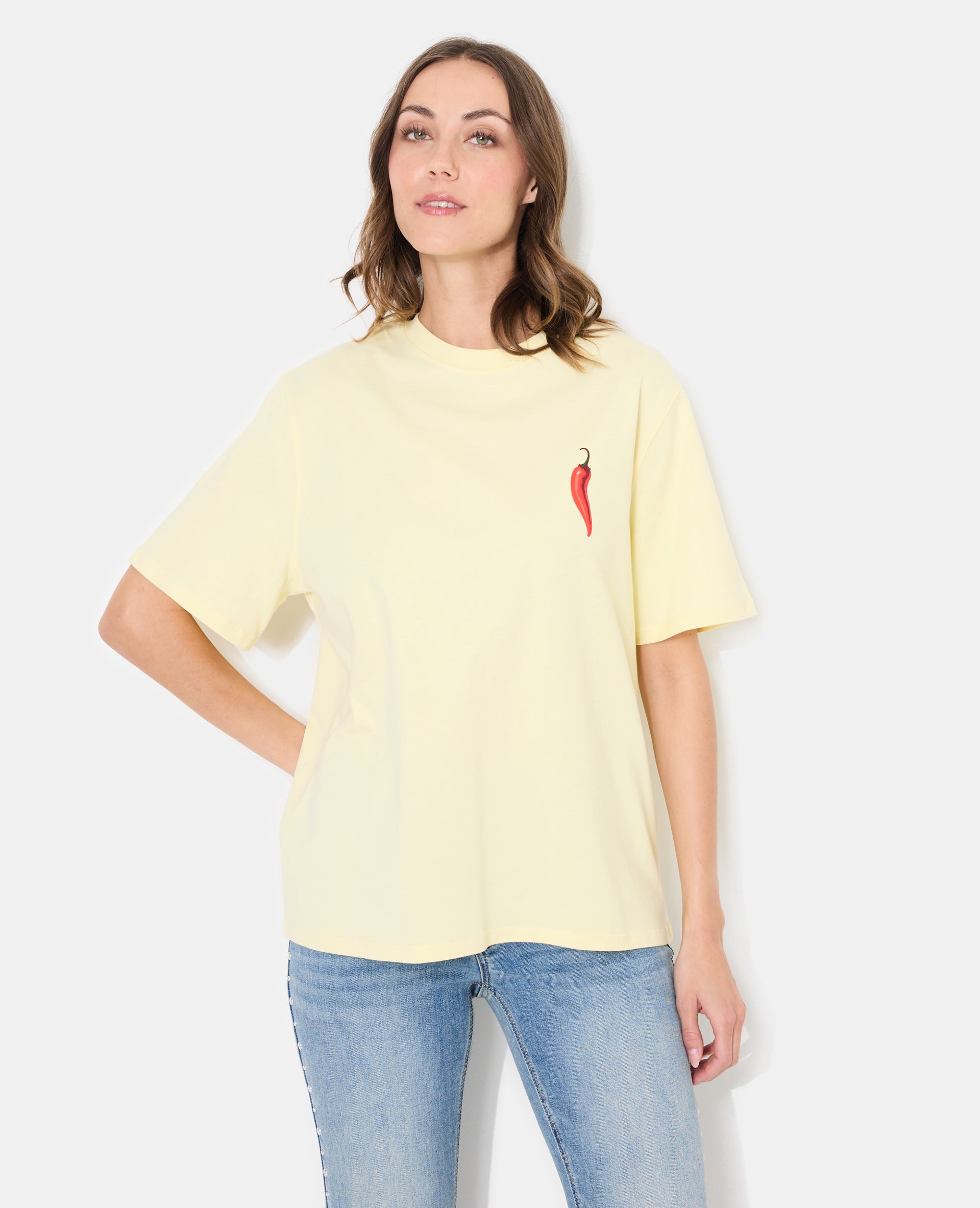 T-shirt oversize avec print Piments