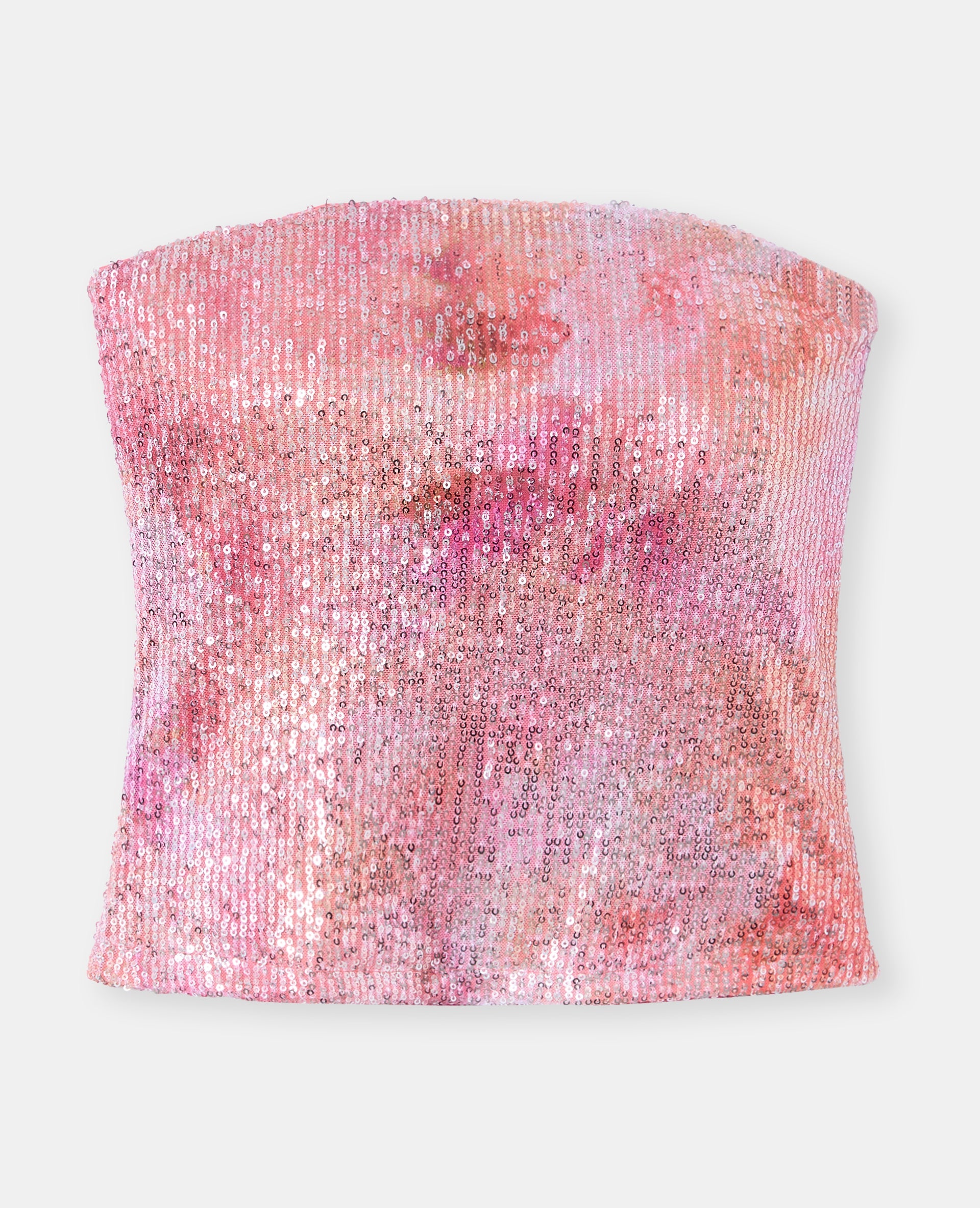 Top bustier avec sequins