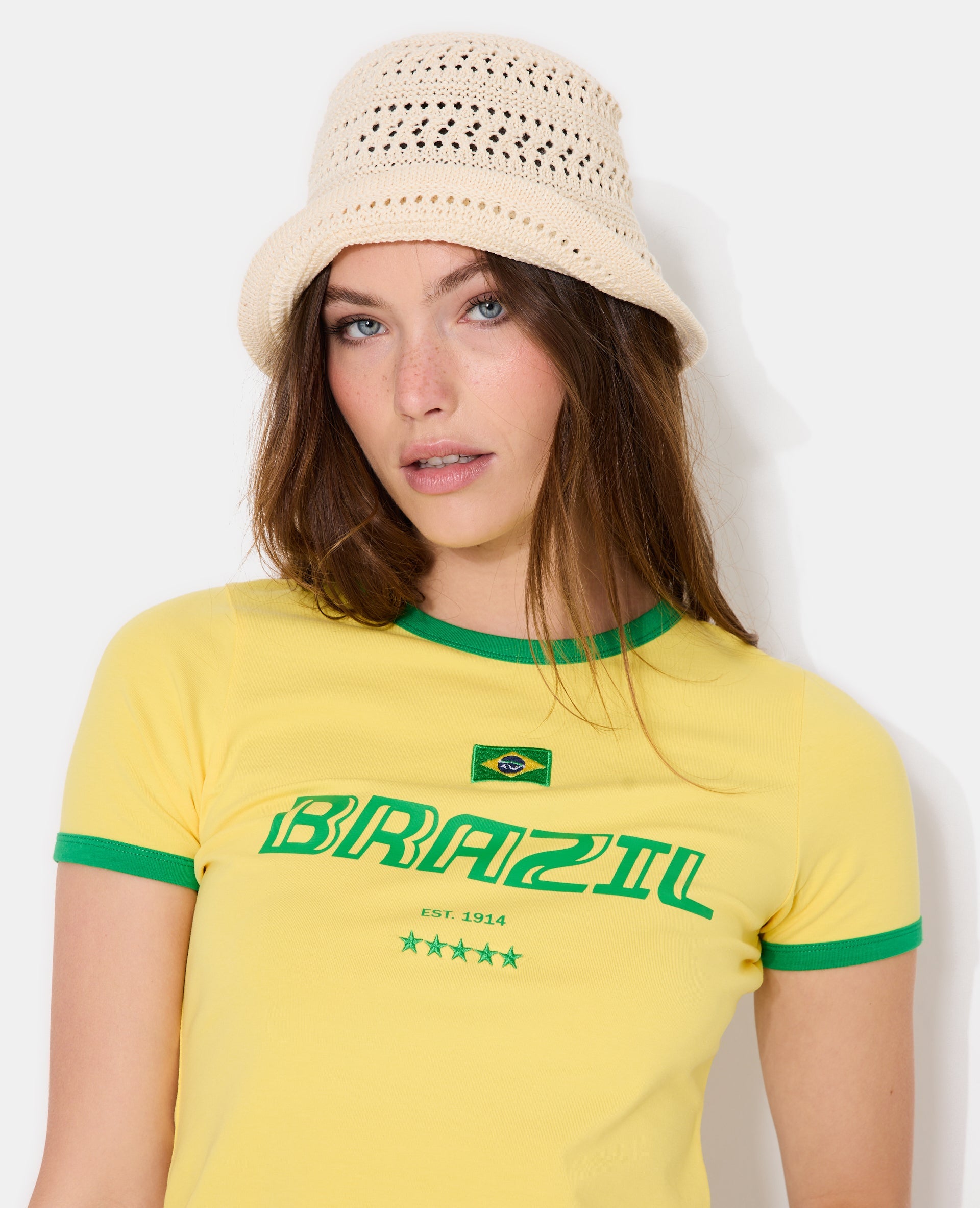 T-shirt ajusté BRAZIL
