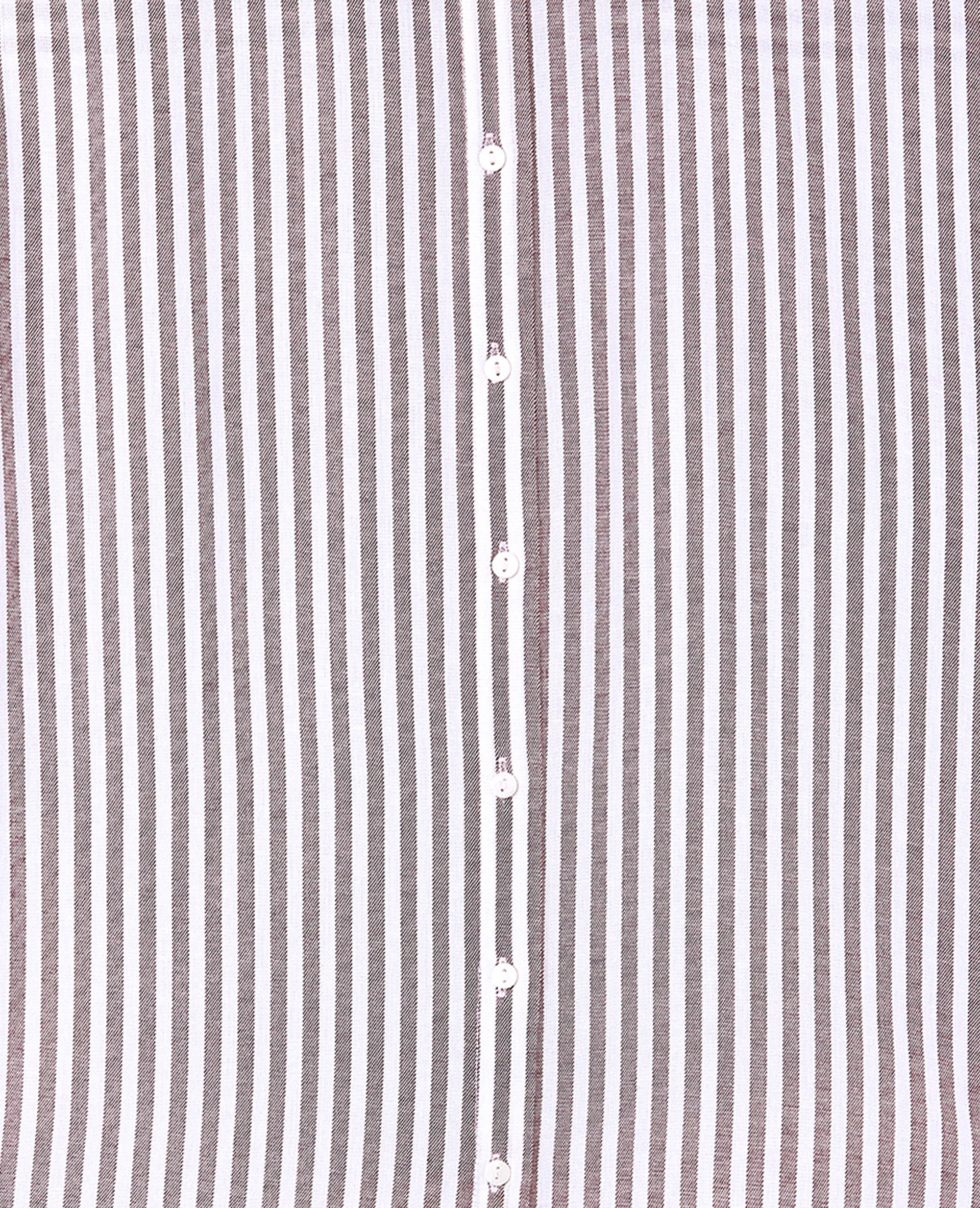 Chemise oversize rayée avec lin
