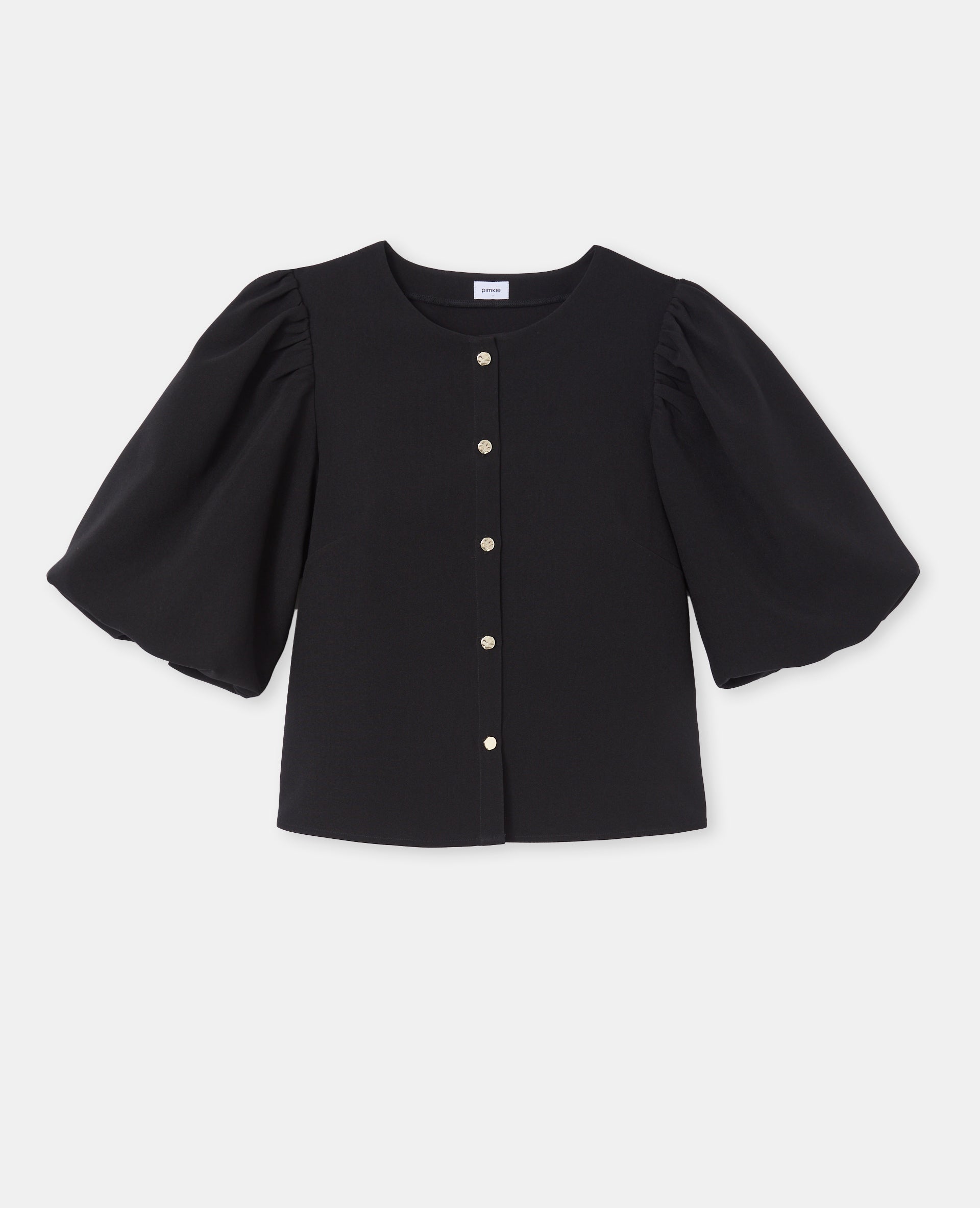 Blouse boutonnée manches ballons