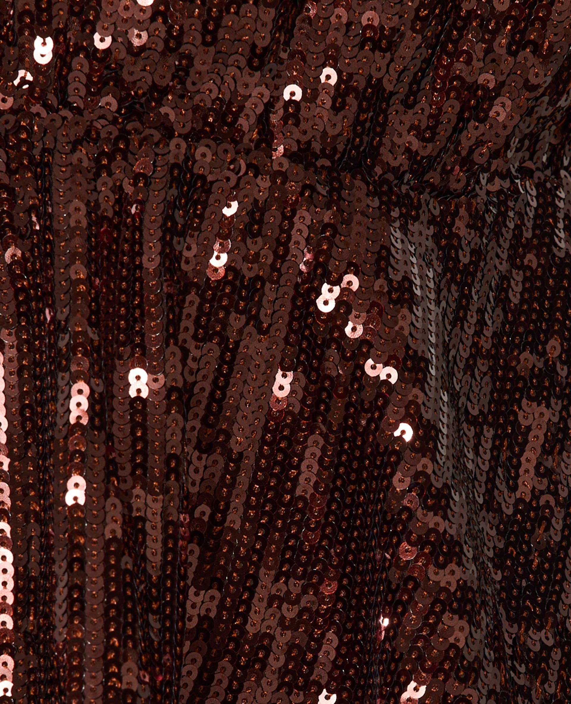 Top à bretelles forme peplum avec sequins